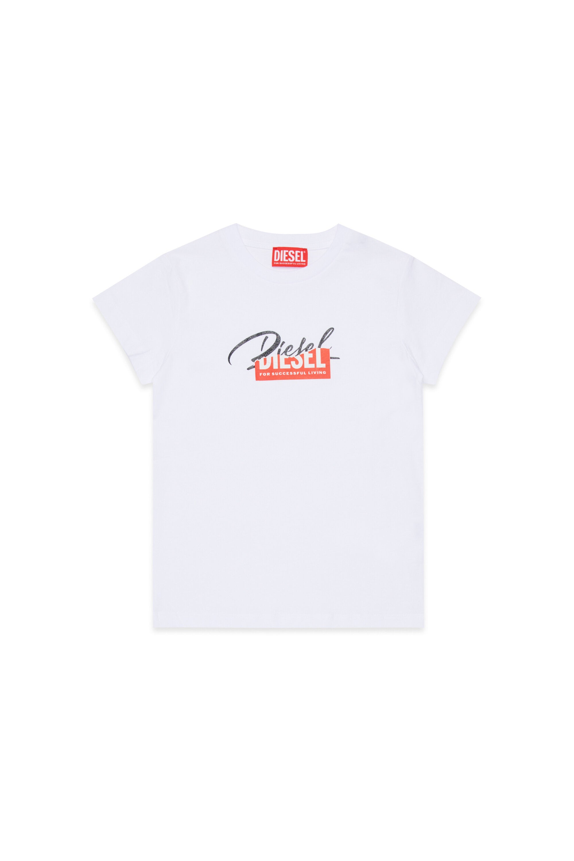 Camiseta de punto con logo superpuesto