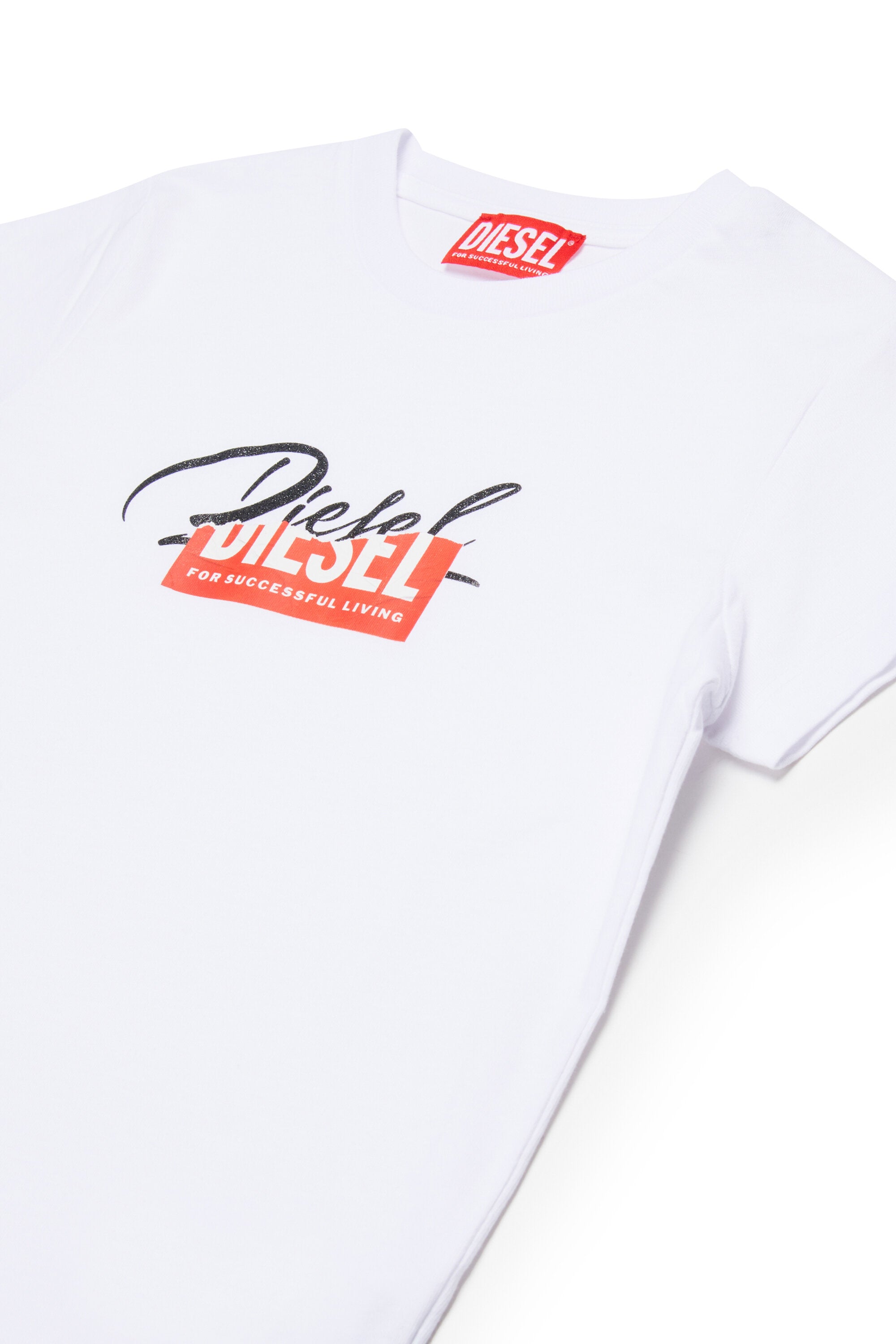 Camiseta de punto con logo superpuesto