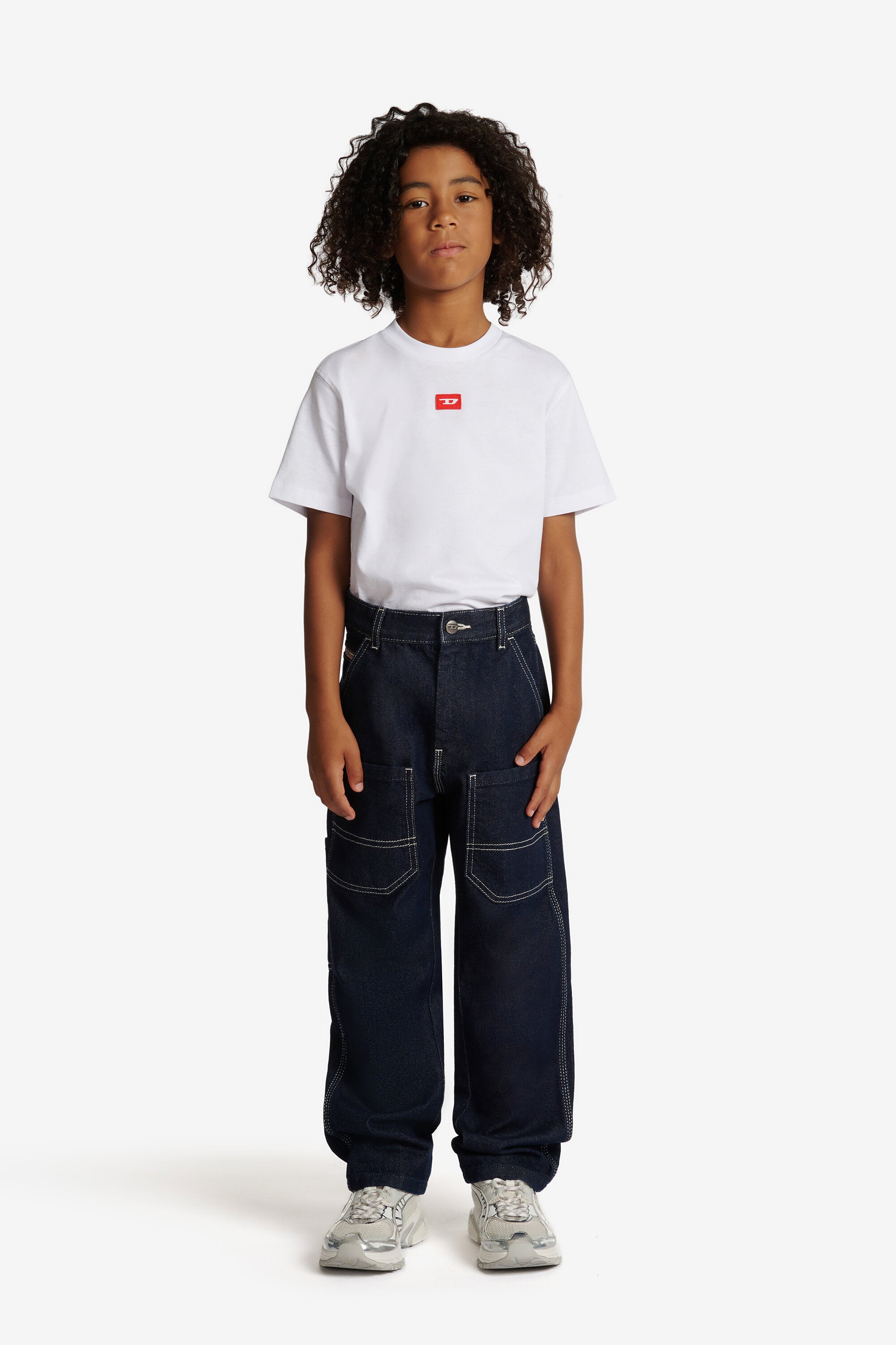 Dark blue regular fit jeans - D-Berr
