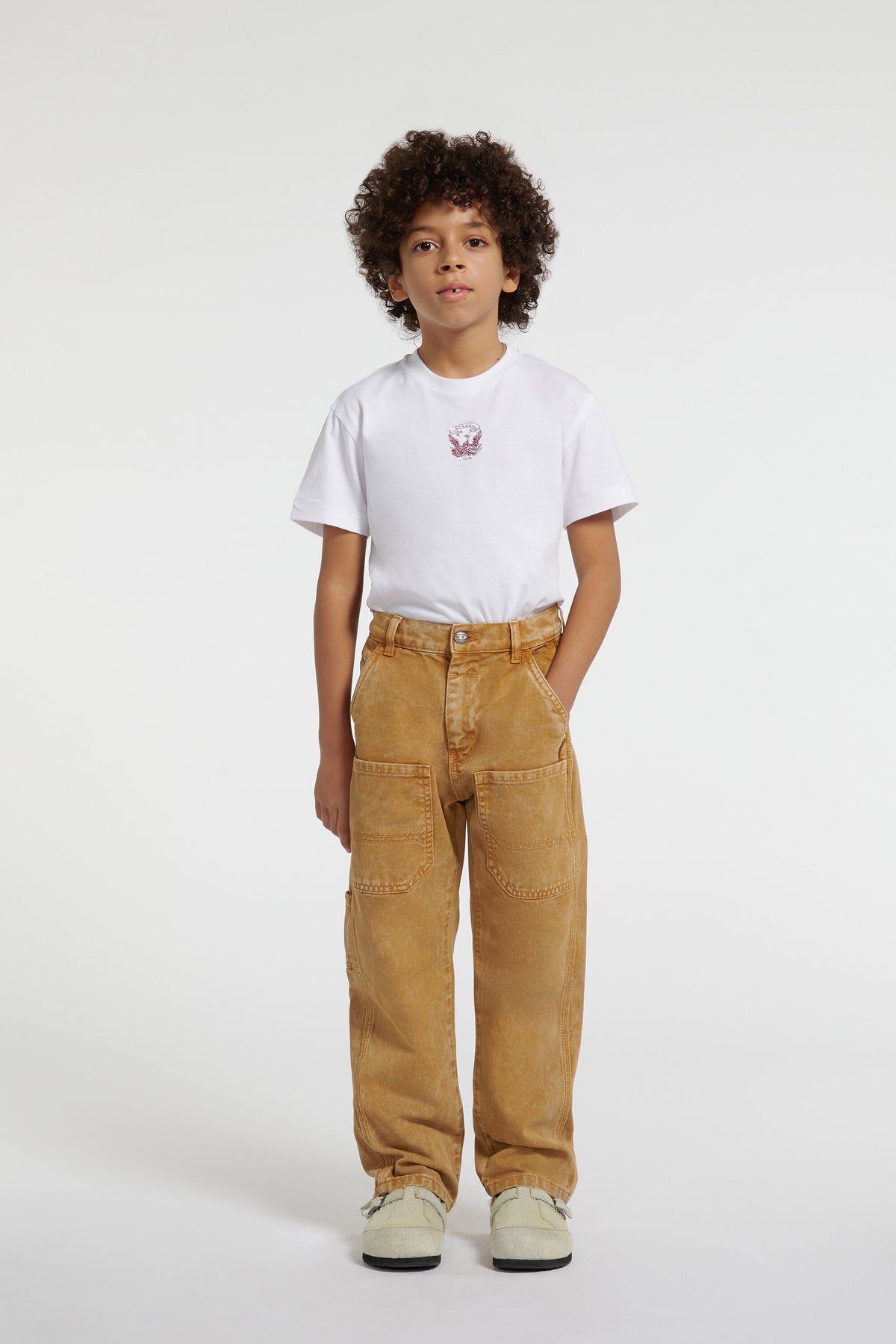 Jeans corte regular efecto lavado - D-Berr