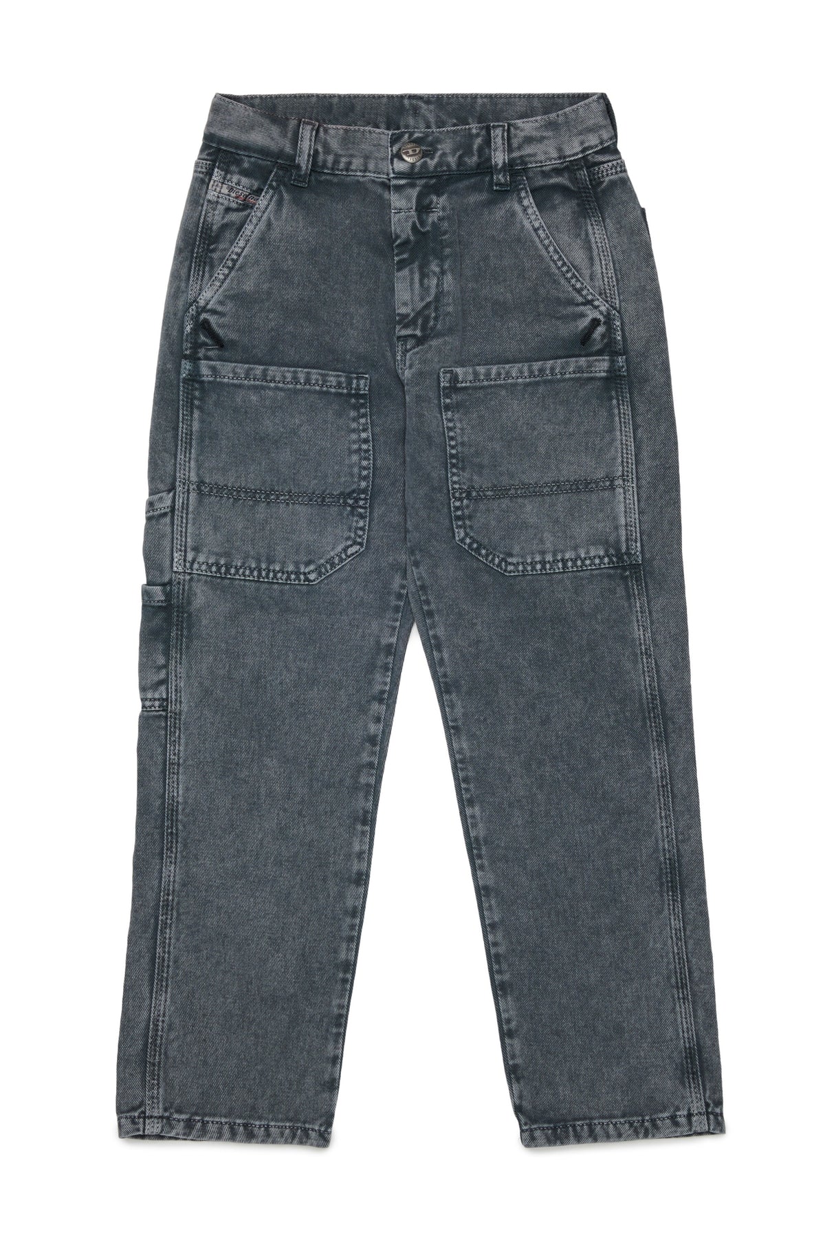 Jeans corte regular efecto lavado - D-Berr