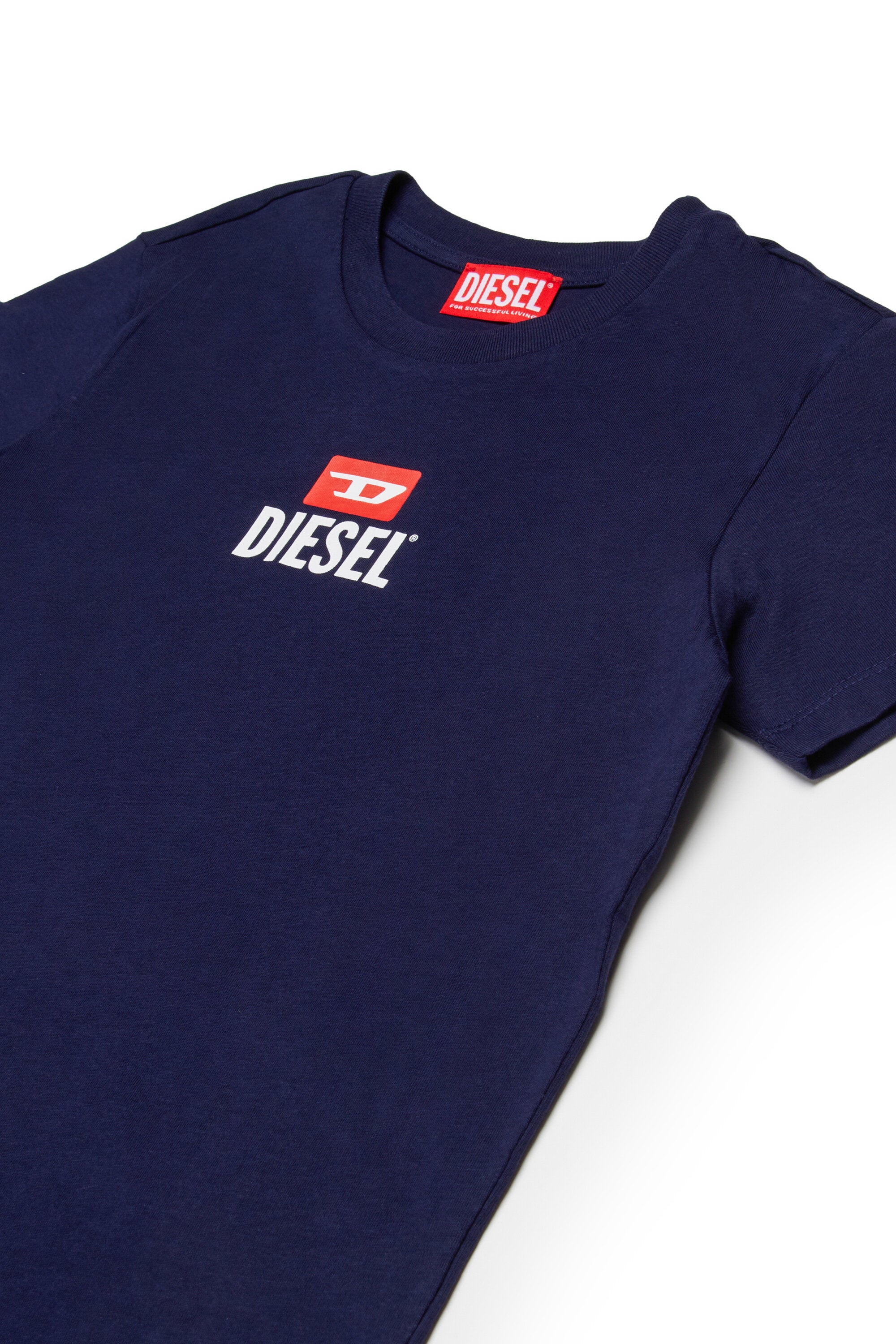 Jersey t-shirt and bermuda shorts set with logo D Diesel