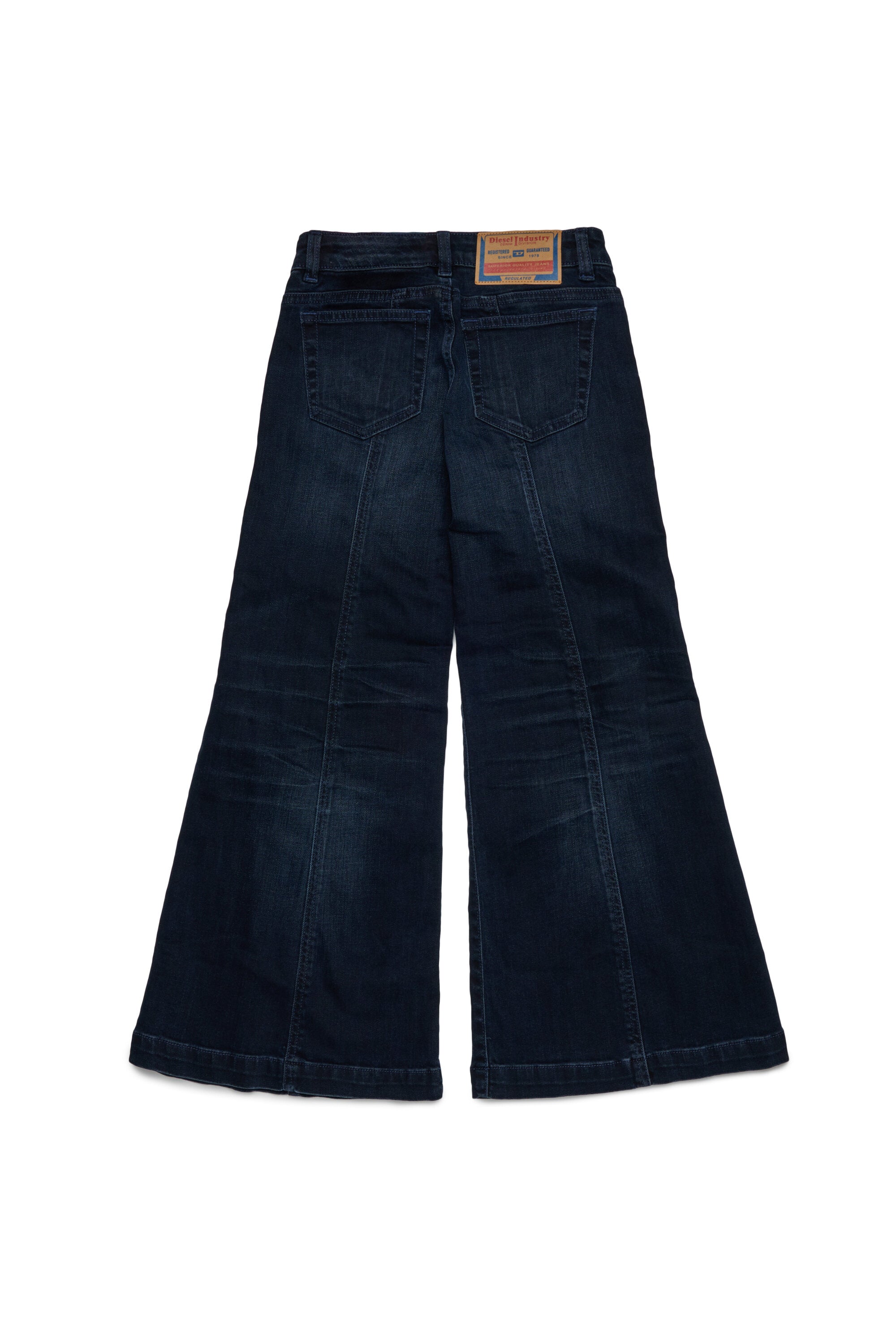 Blue-black shaded flare jeans - D-Pam