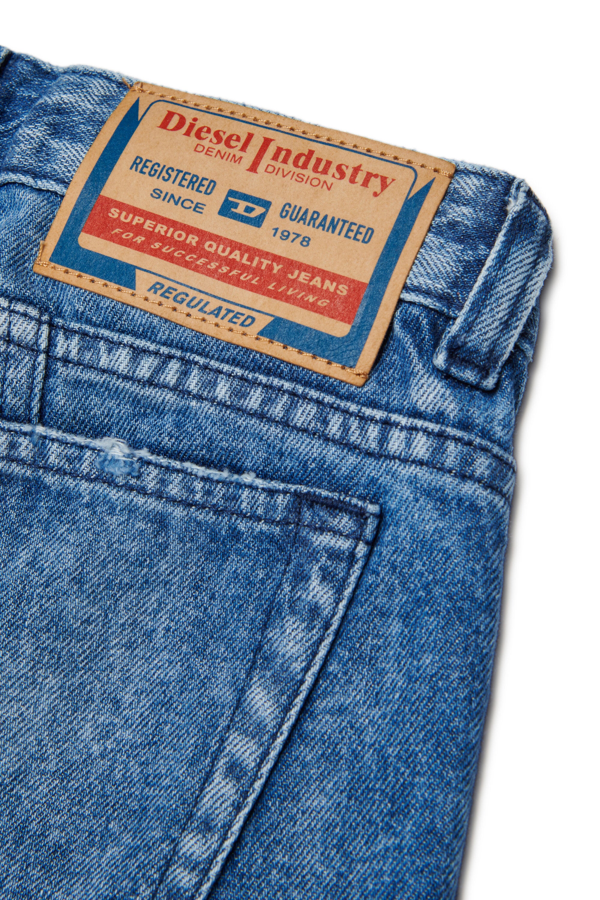 Jeans flare fit lavado azul medio - D-Pam