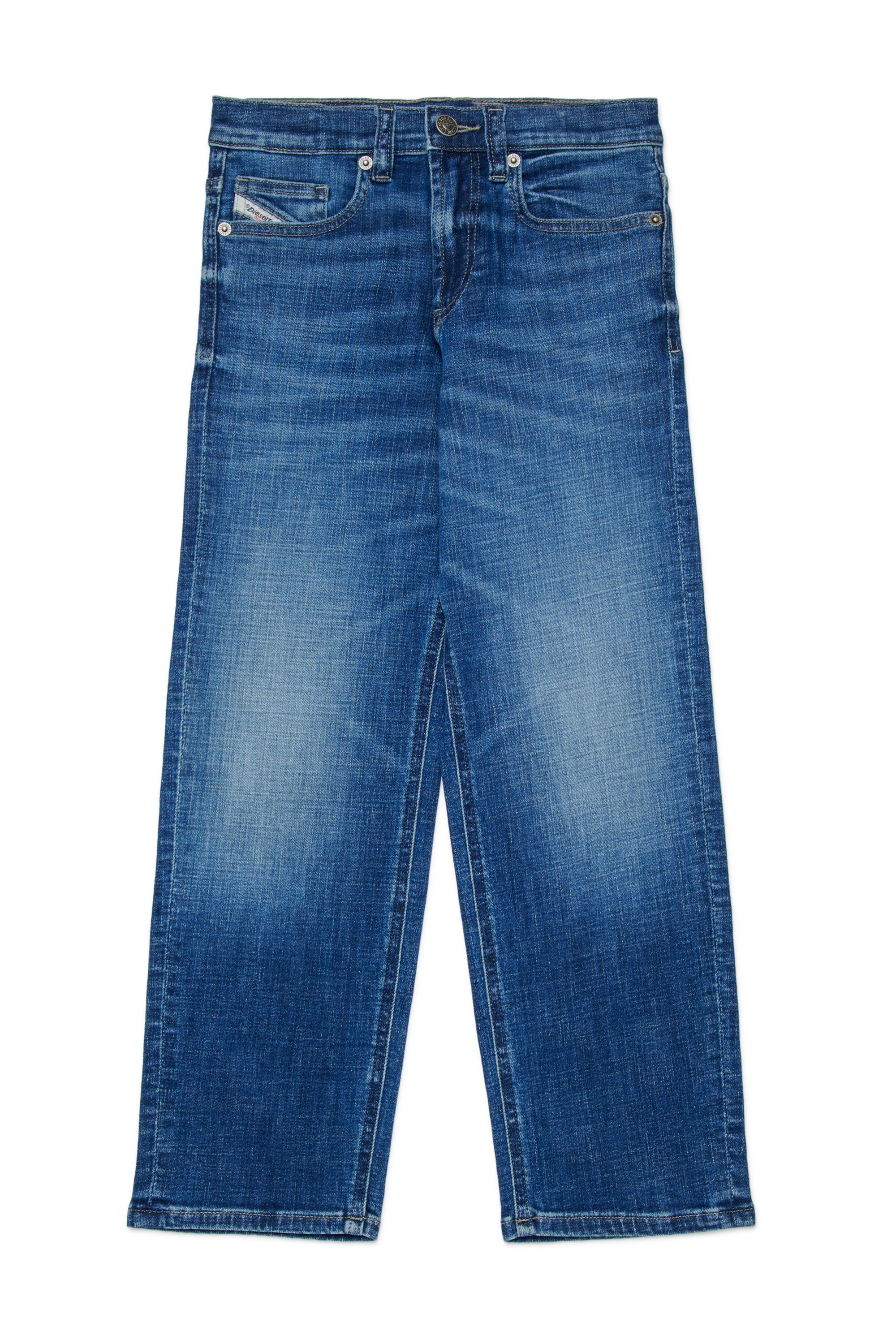 Jeans relaxed fit lavado azul medio - D-Maki