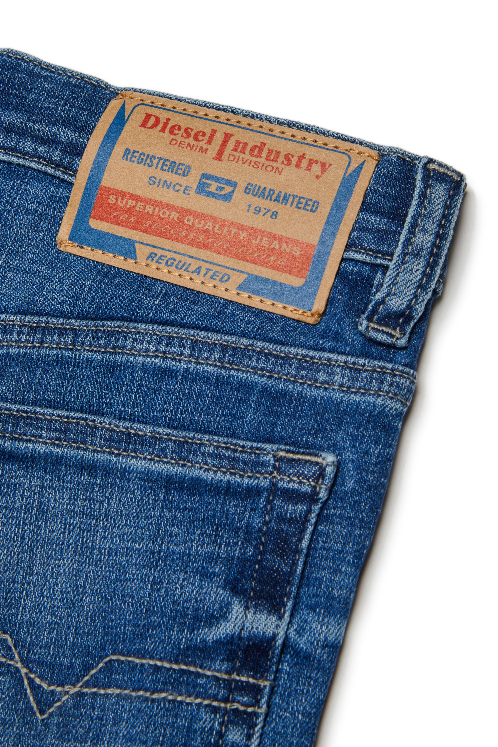 Jeans relaxed fit lavado azul medio - D-Maki