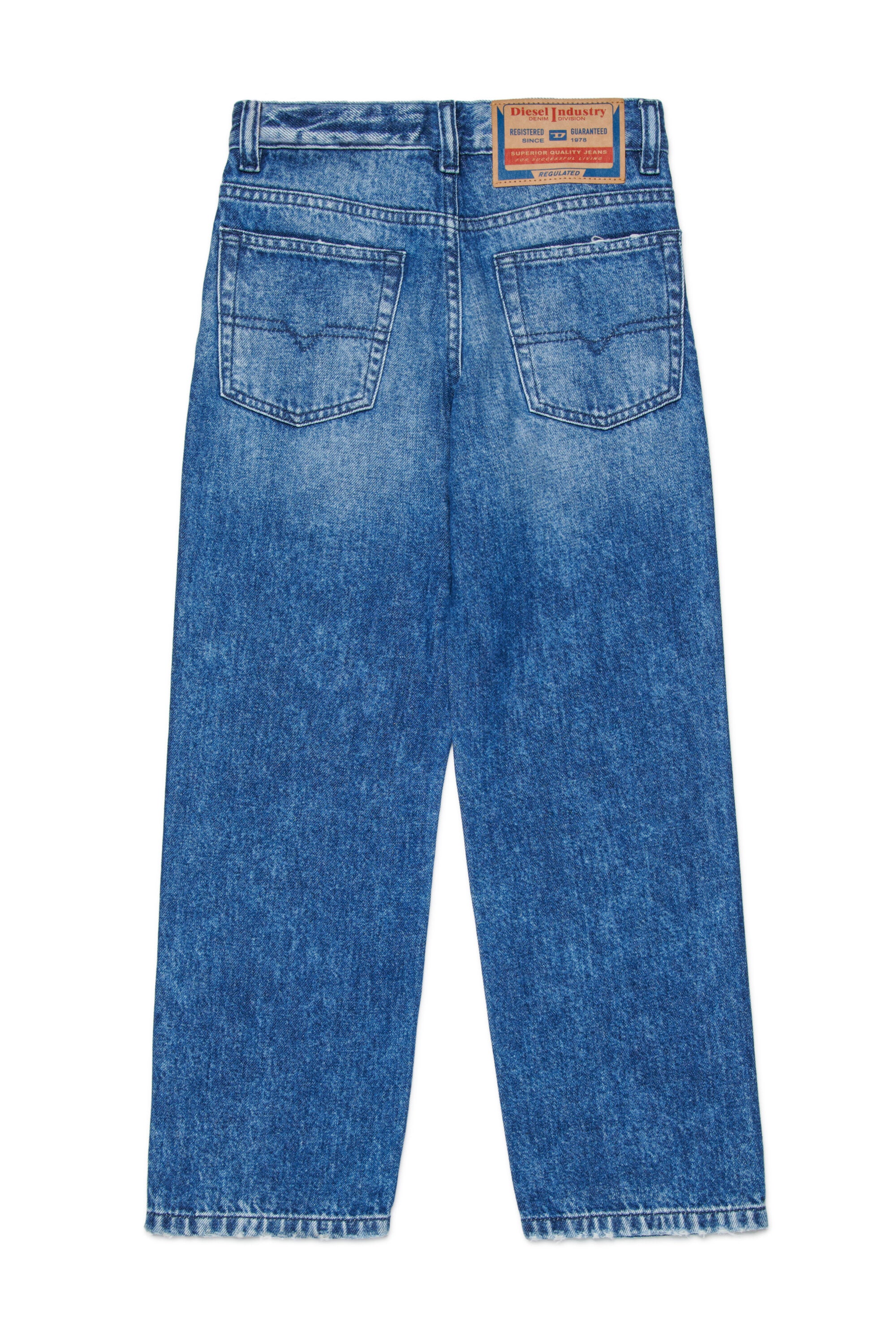 Relaxed fit jeans light blue wash - D-Maki