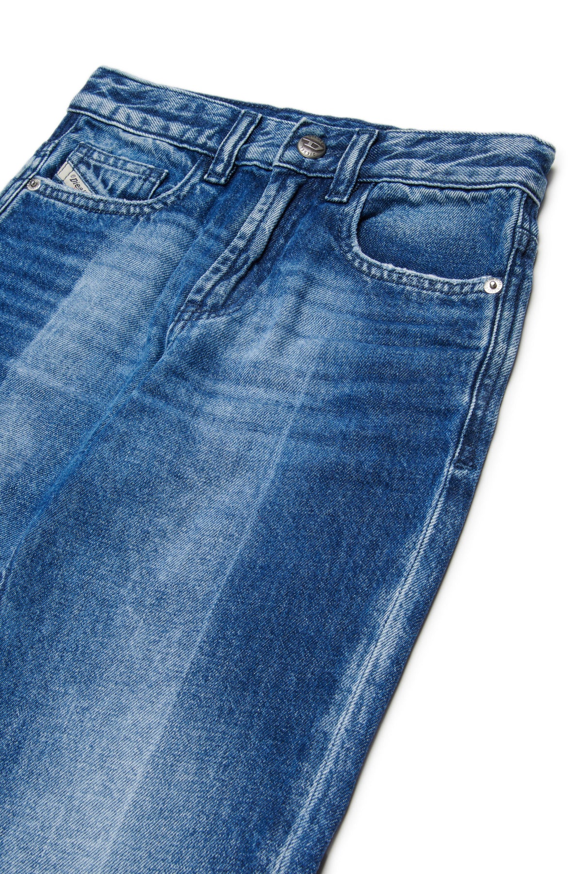 Relaxed fit jeans light blue wash - D-Maki
