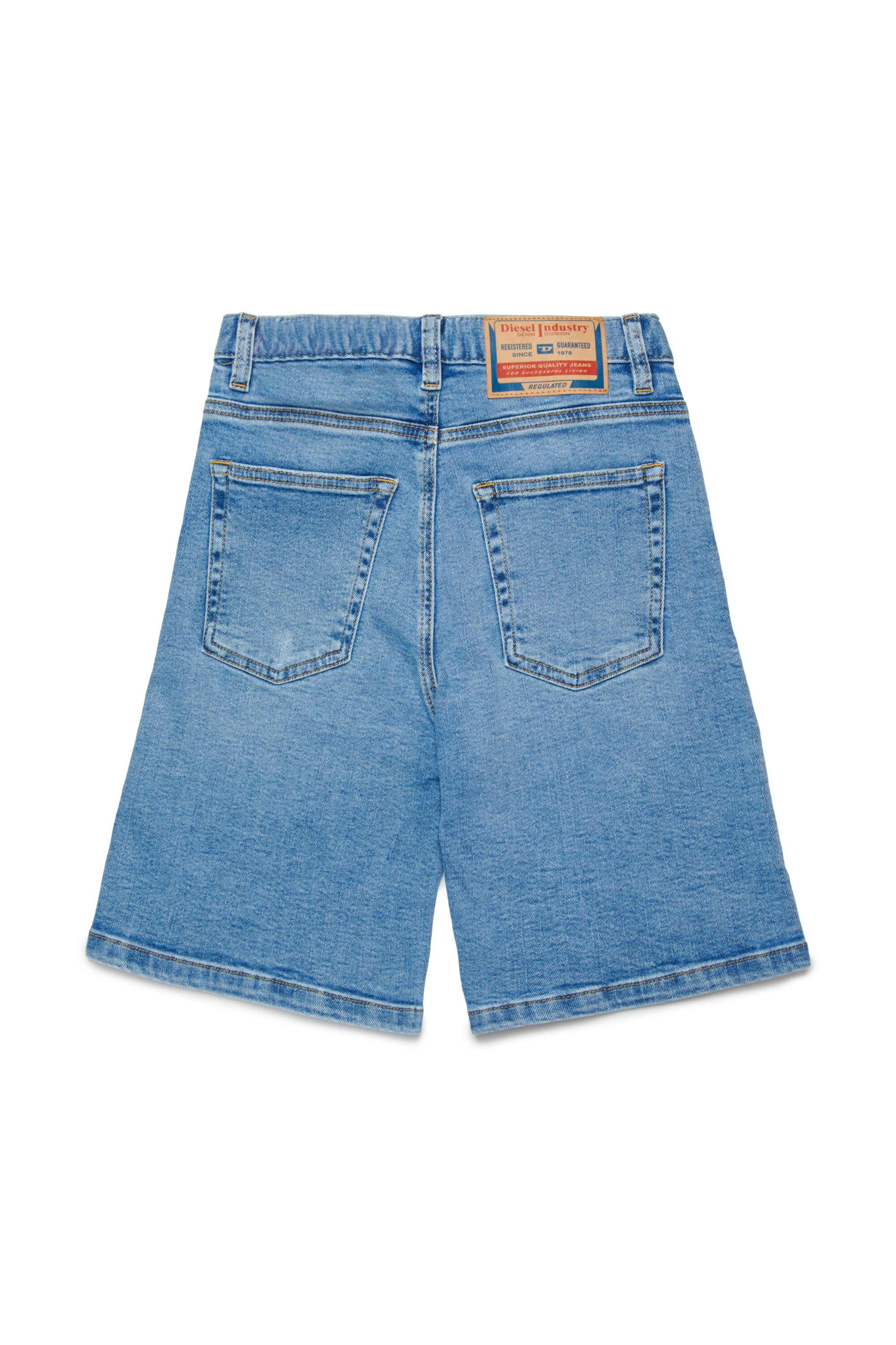 Shorts vaqueros azul claro de cinco bolsillos - D-Argjx
