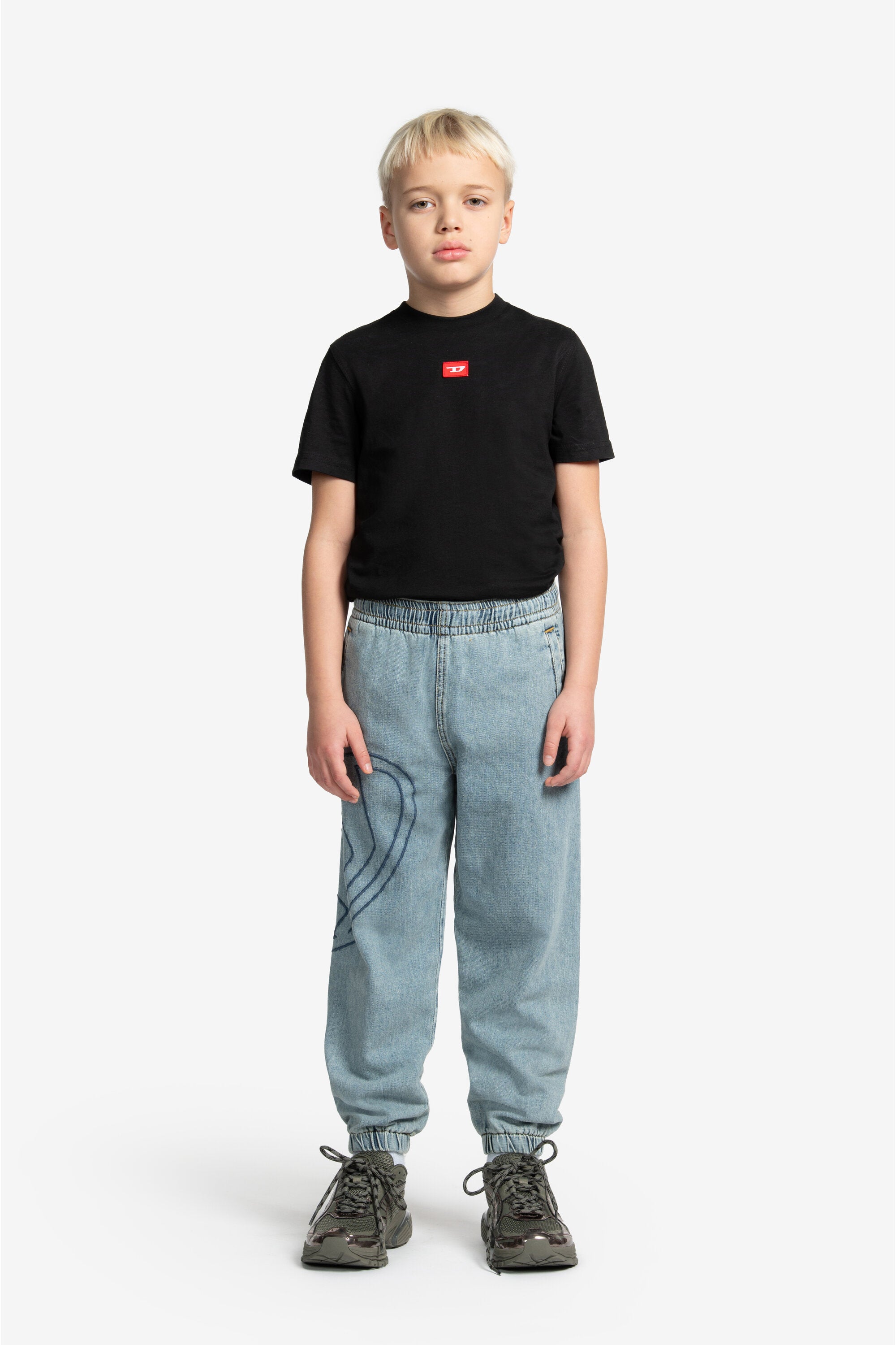 Vaqueros slim con efecto jaspeado - Plabby