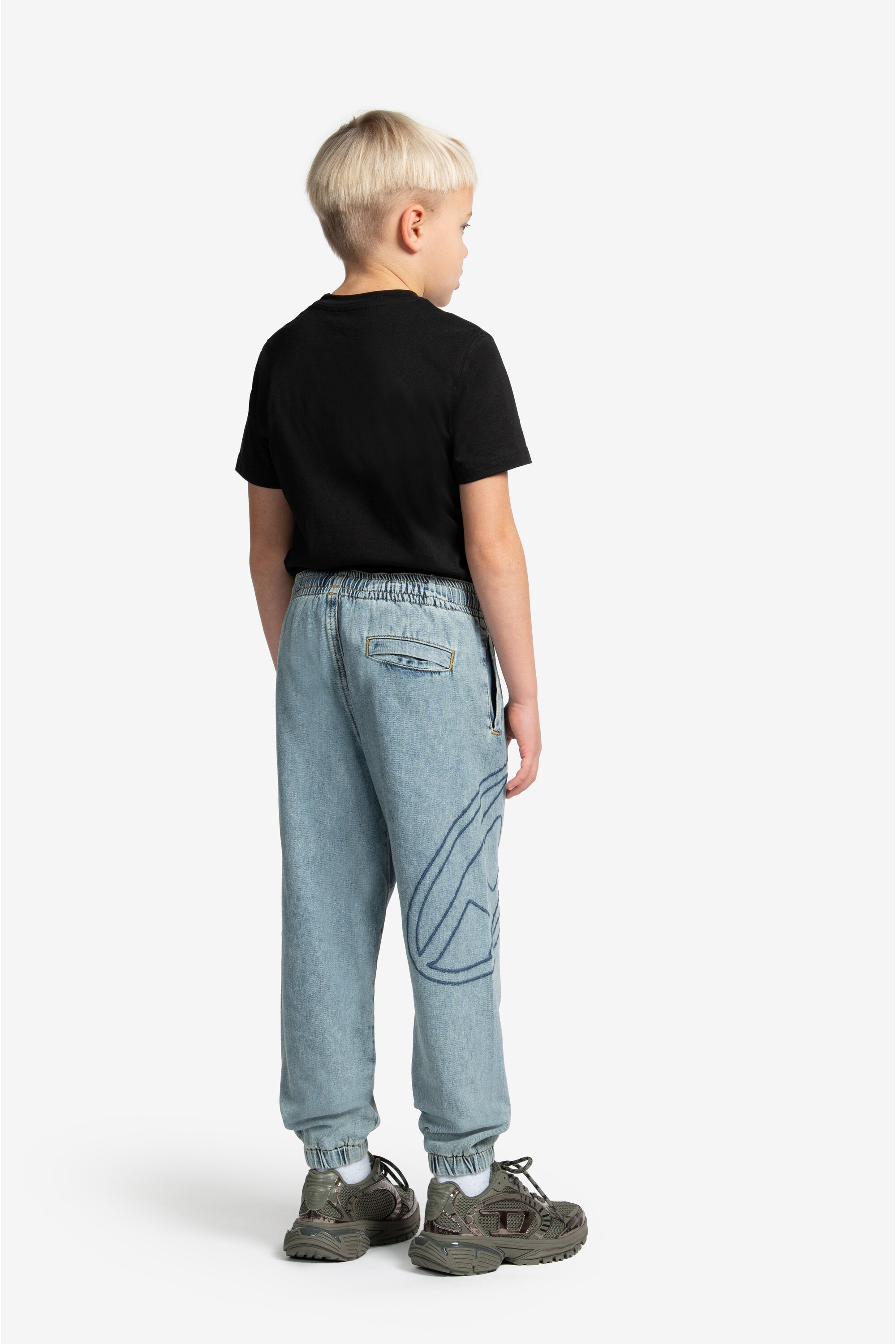 Slim jeans with marbled effect - Plabby