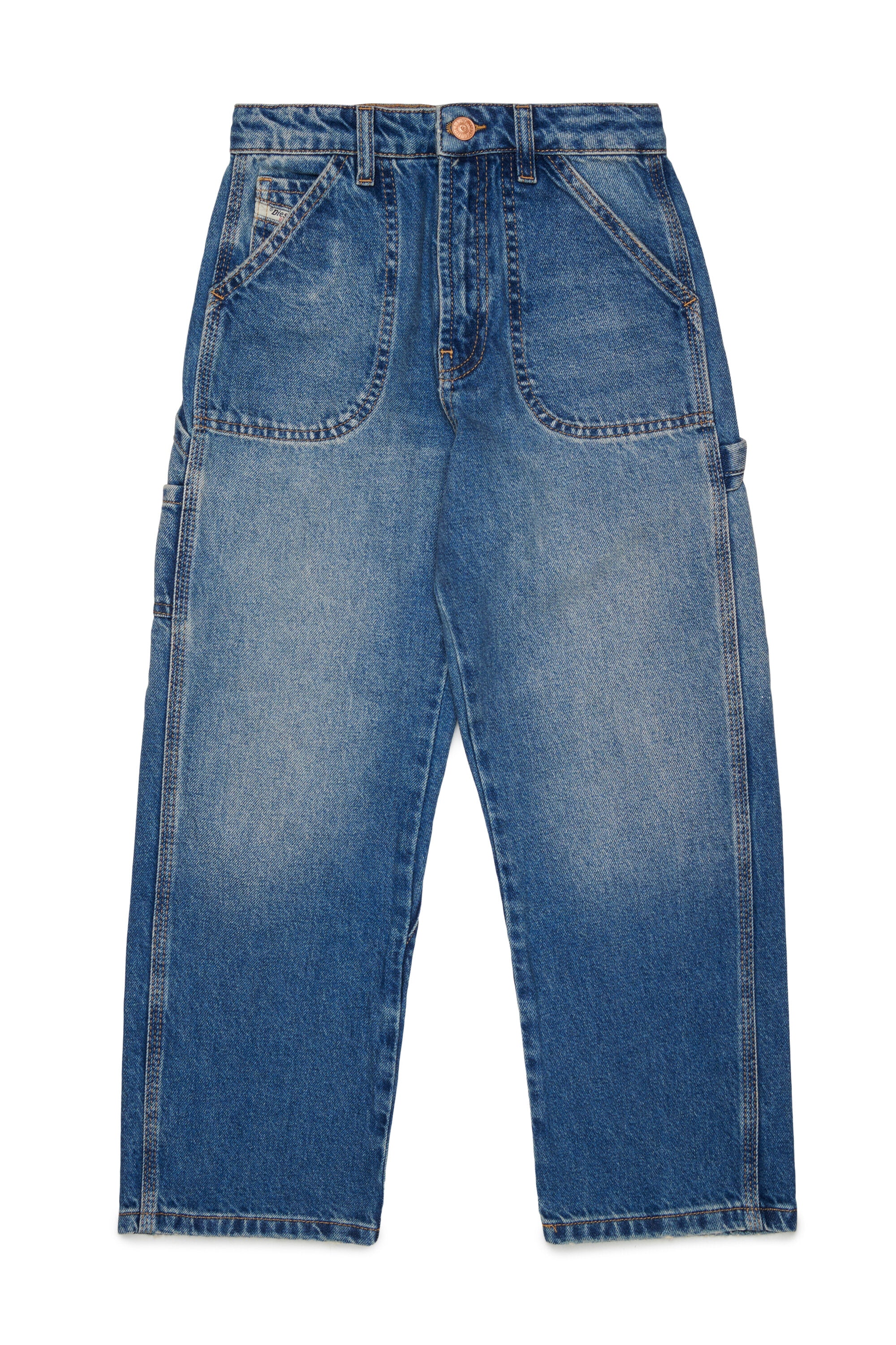 Jeans corte relajado lavado azul medio - D-Bart