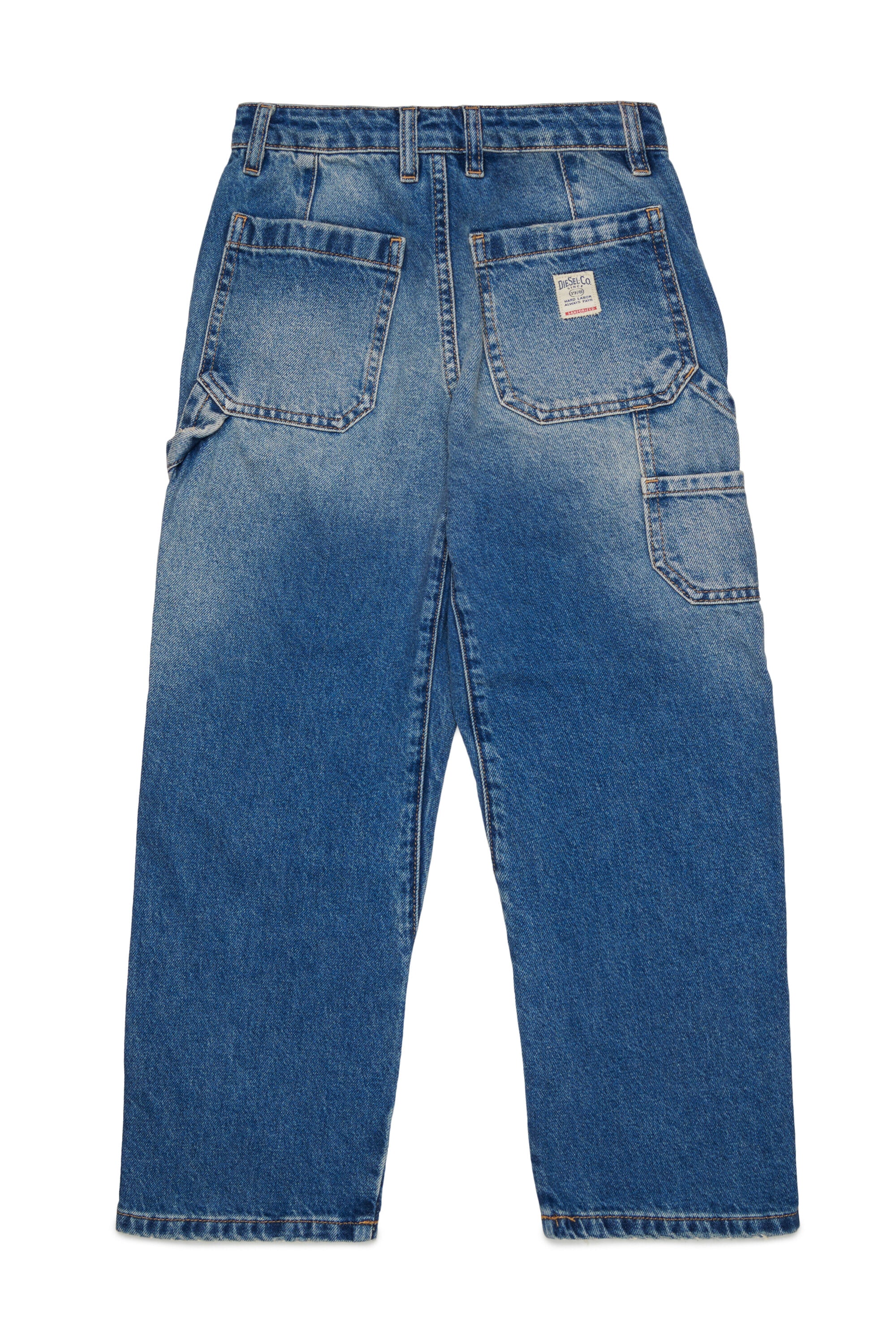 Jeans corte relajado lavado azul medio - D-Bart