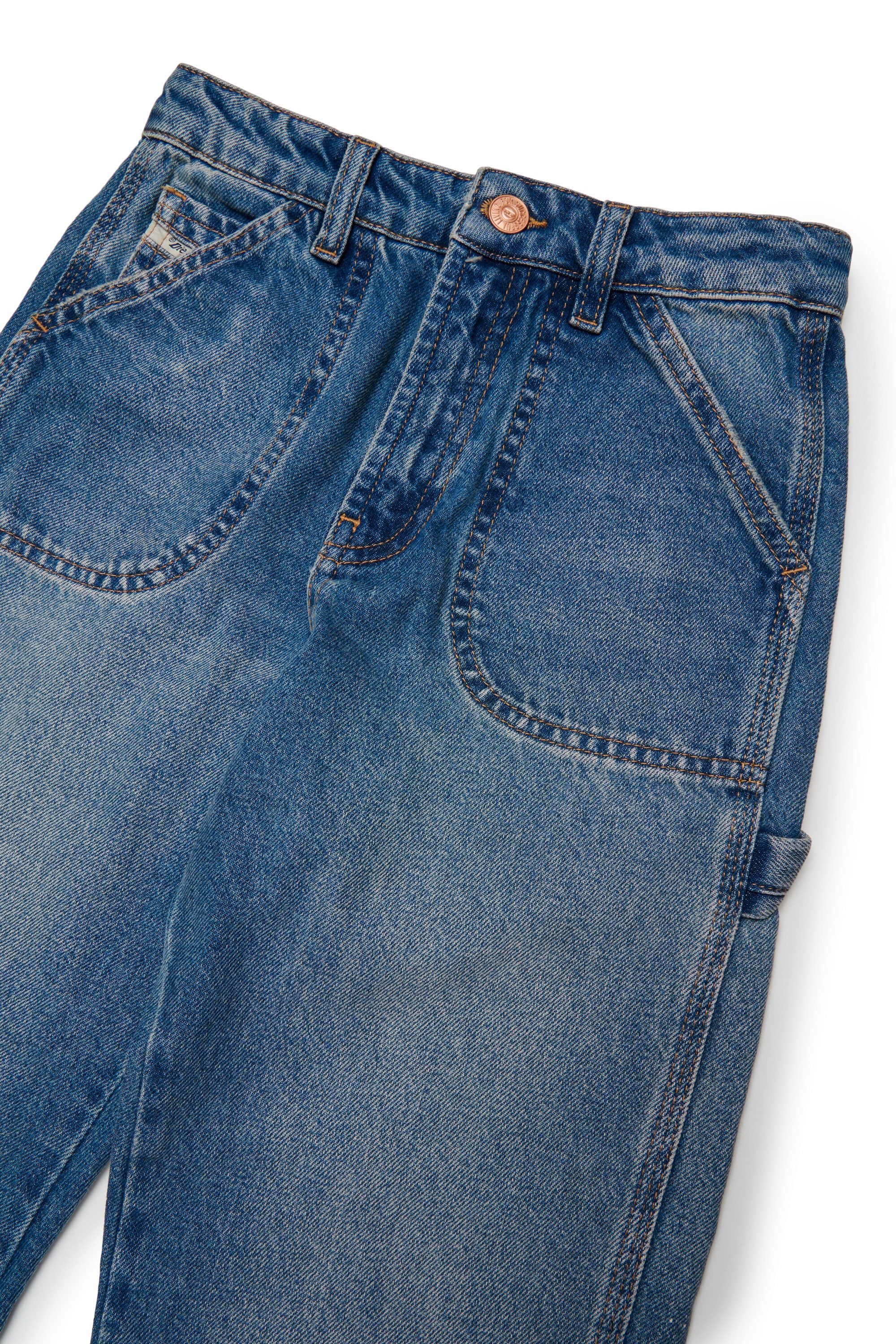 Jeans corte relajado lavado azul medio - D-Bart