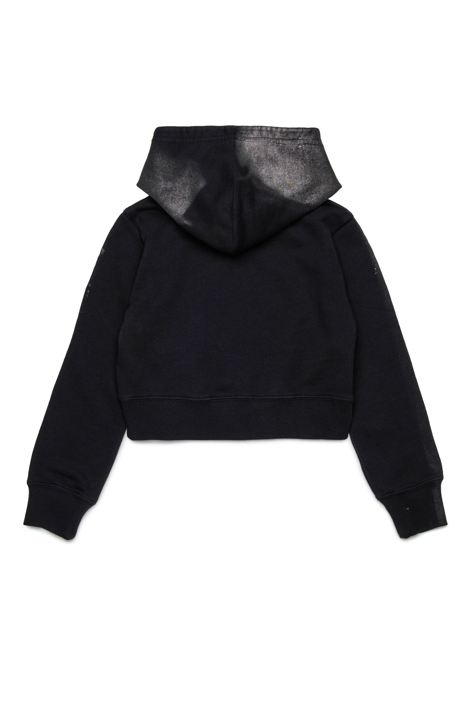 Hooded sweatshirt with maxi logo