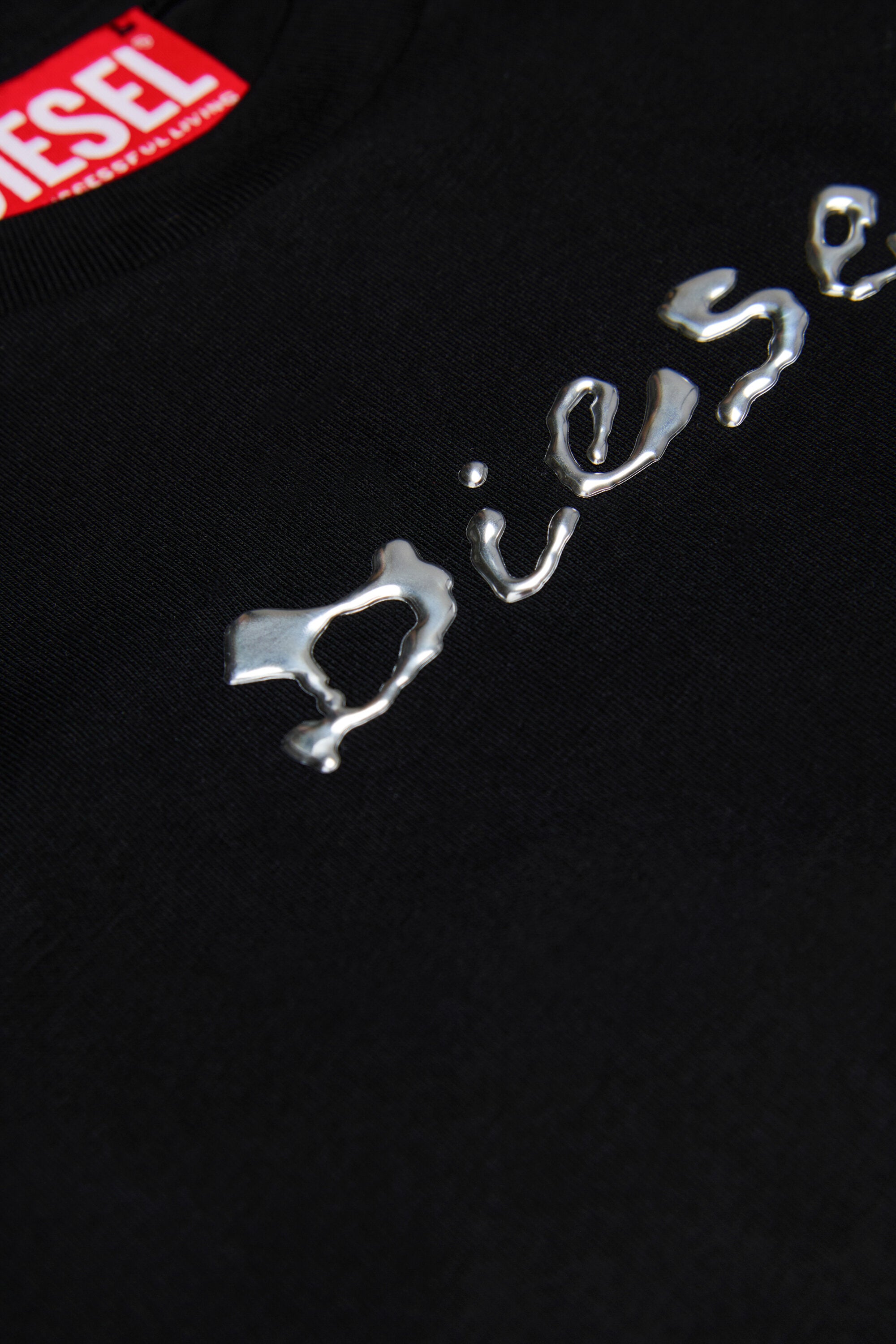 Camiseta de algodón con estampado Diesel