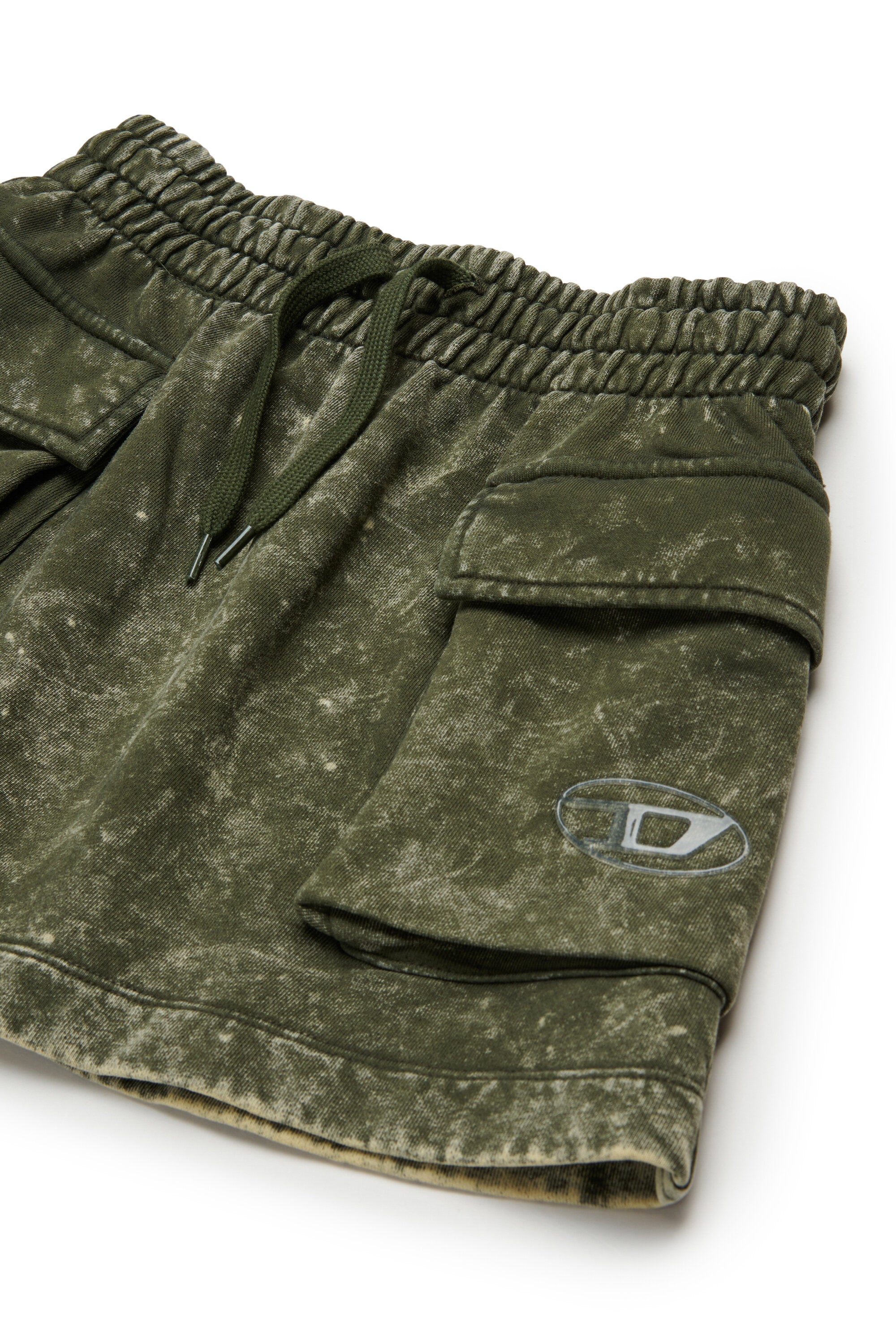 Minifalda cargo en chándal jaspeado