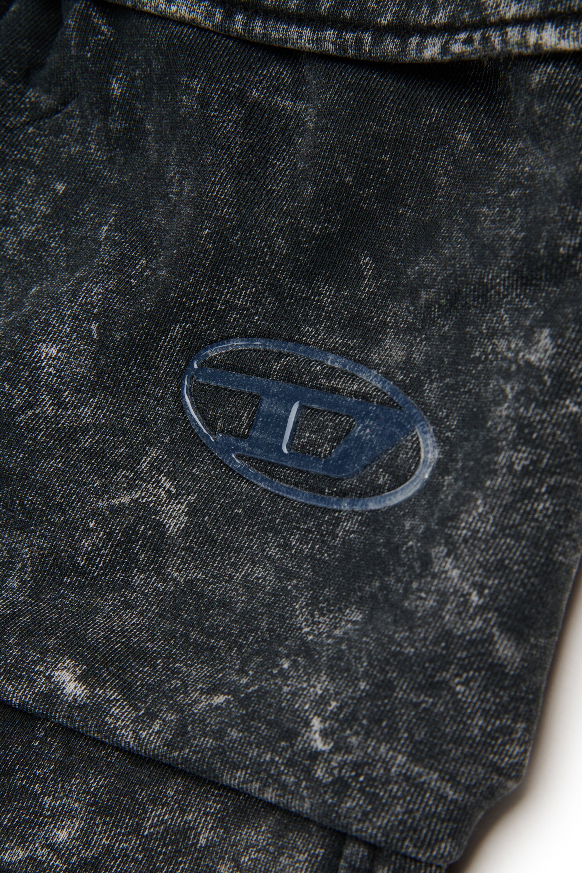 Minifalda cargo en chándal jaspeado