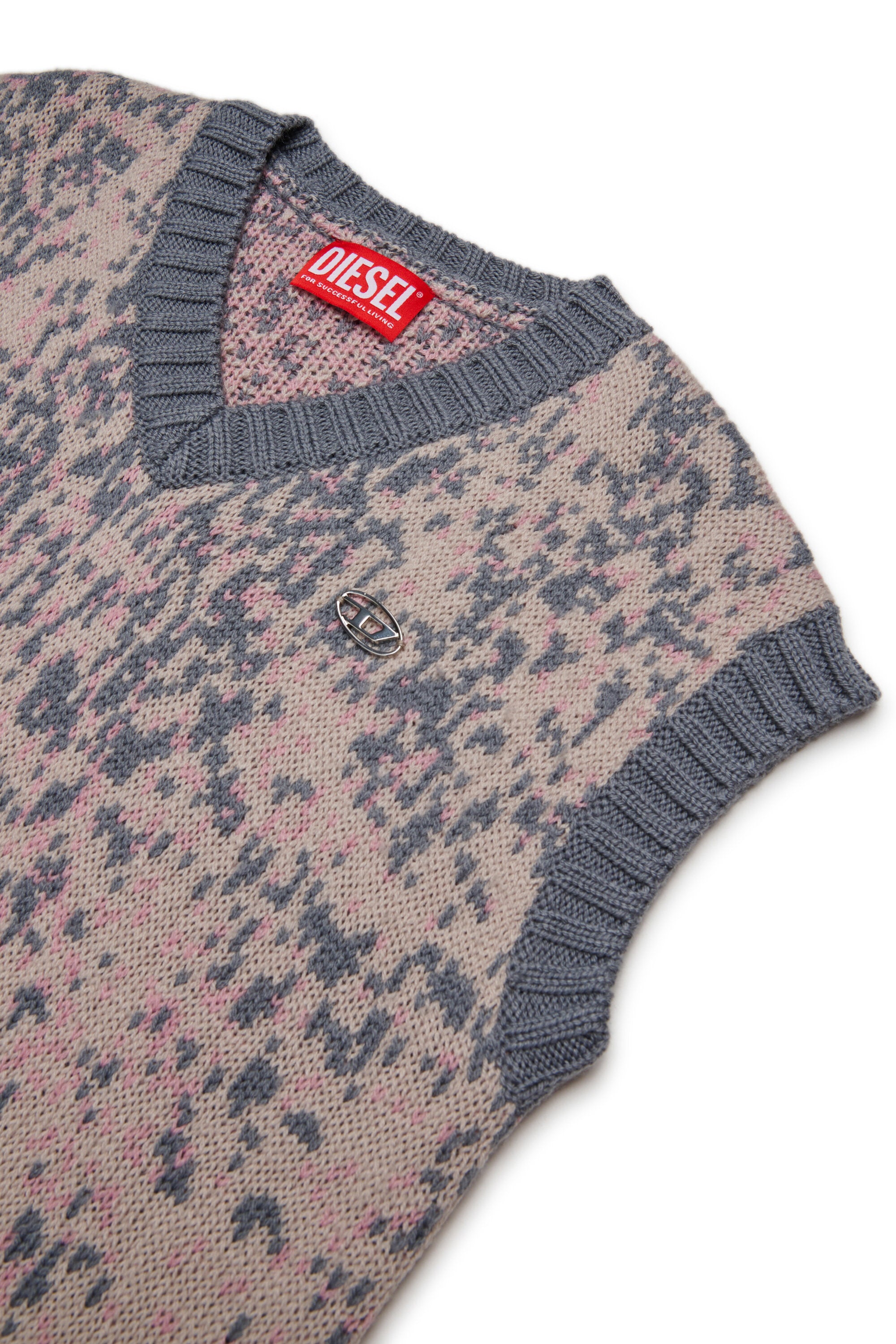 Vestido de punto sin mangas Acid Rain