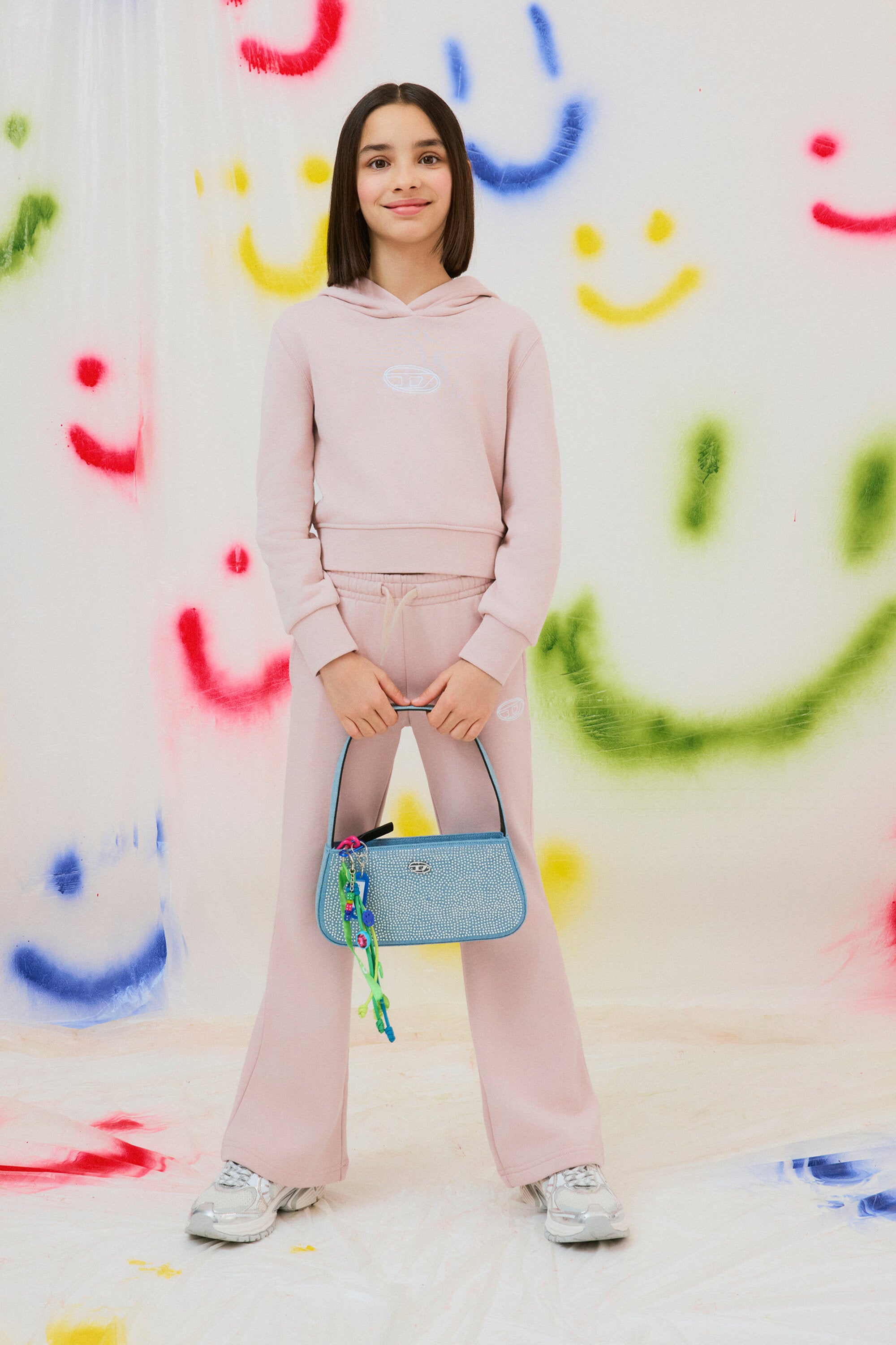 Sudadera con capucha y logotipo Oval D