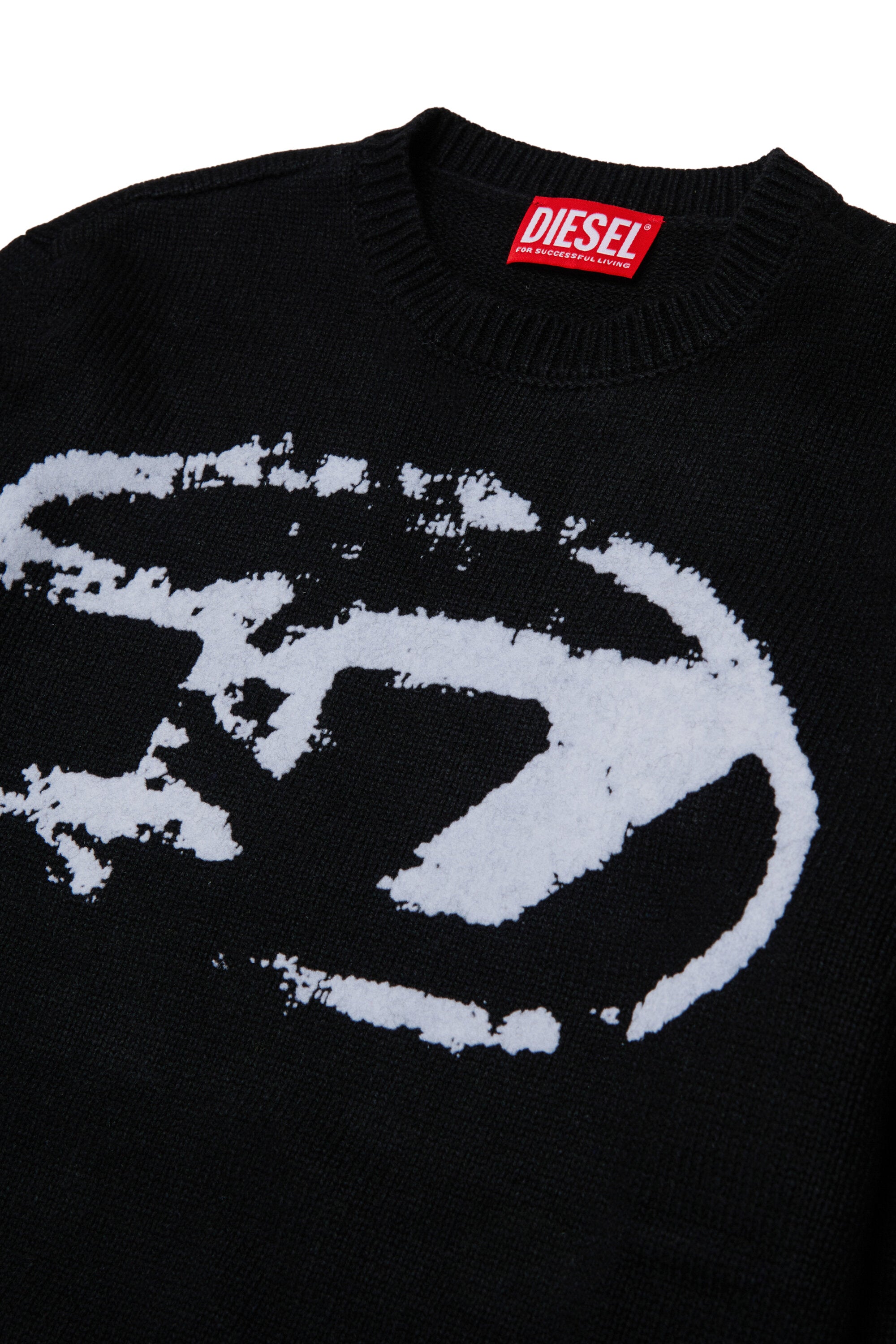 Jersey en mezcla de lana y cachemira con logotipo