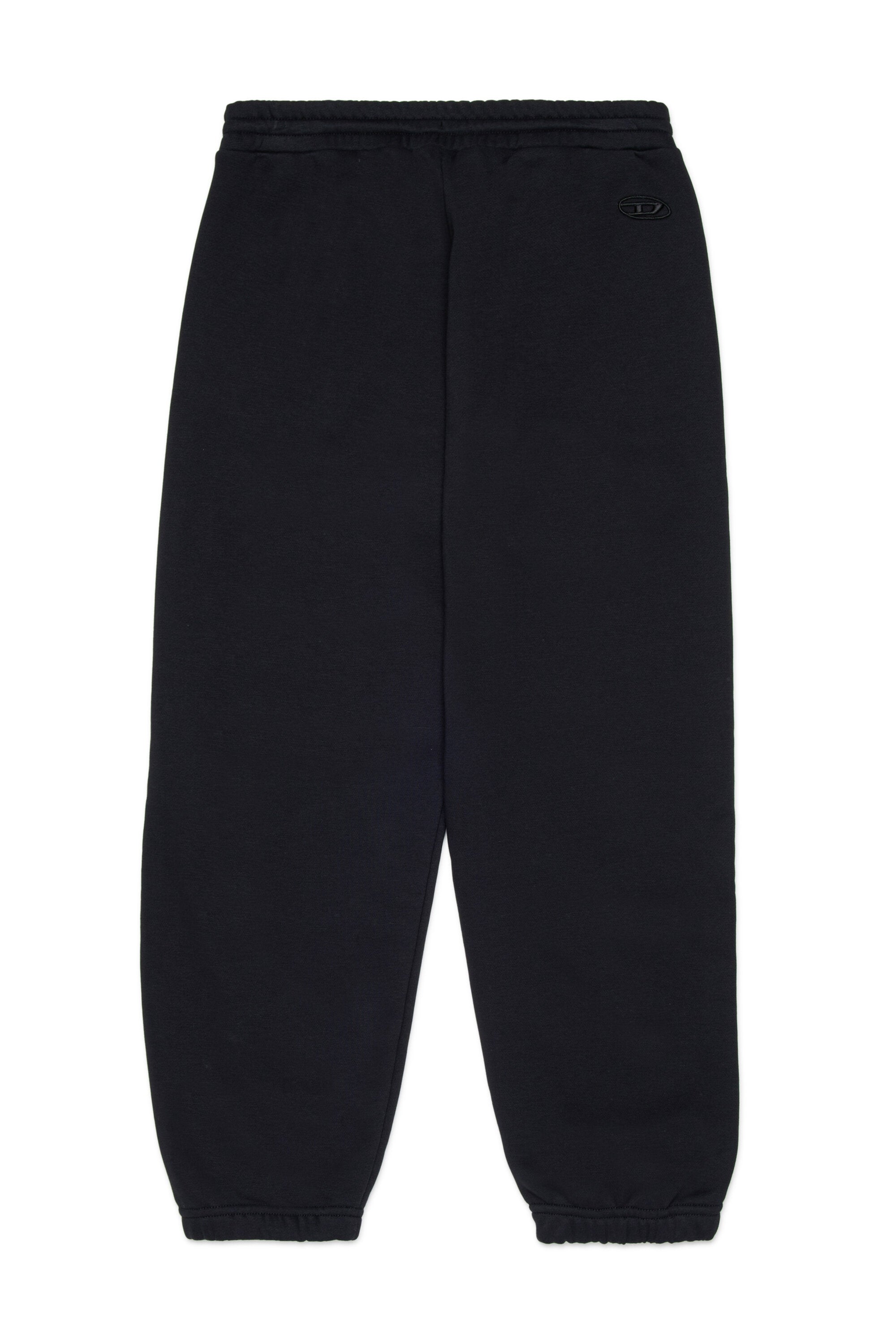 Jogger pants with mock flap
