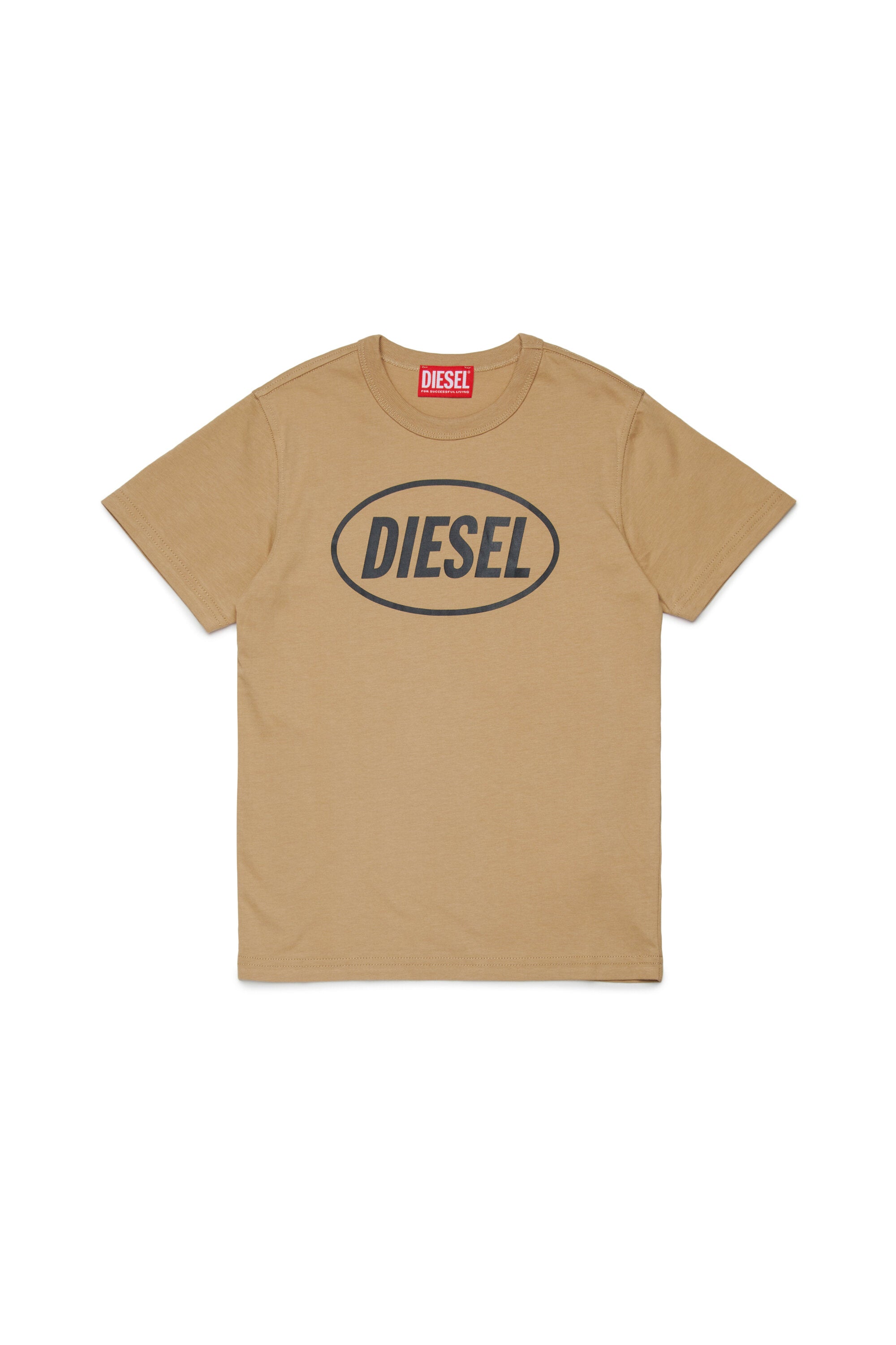 Camiseta de jersey de algodón con logotipo Oval Diesel