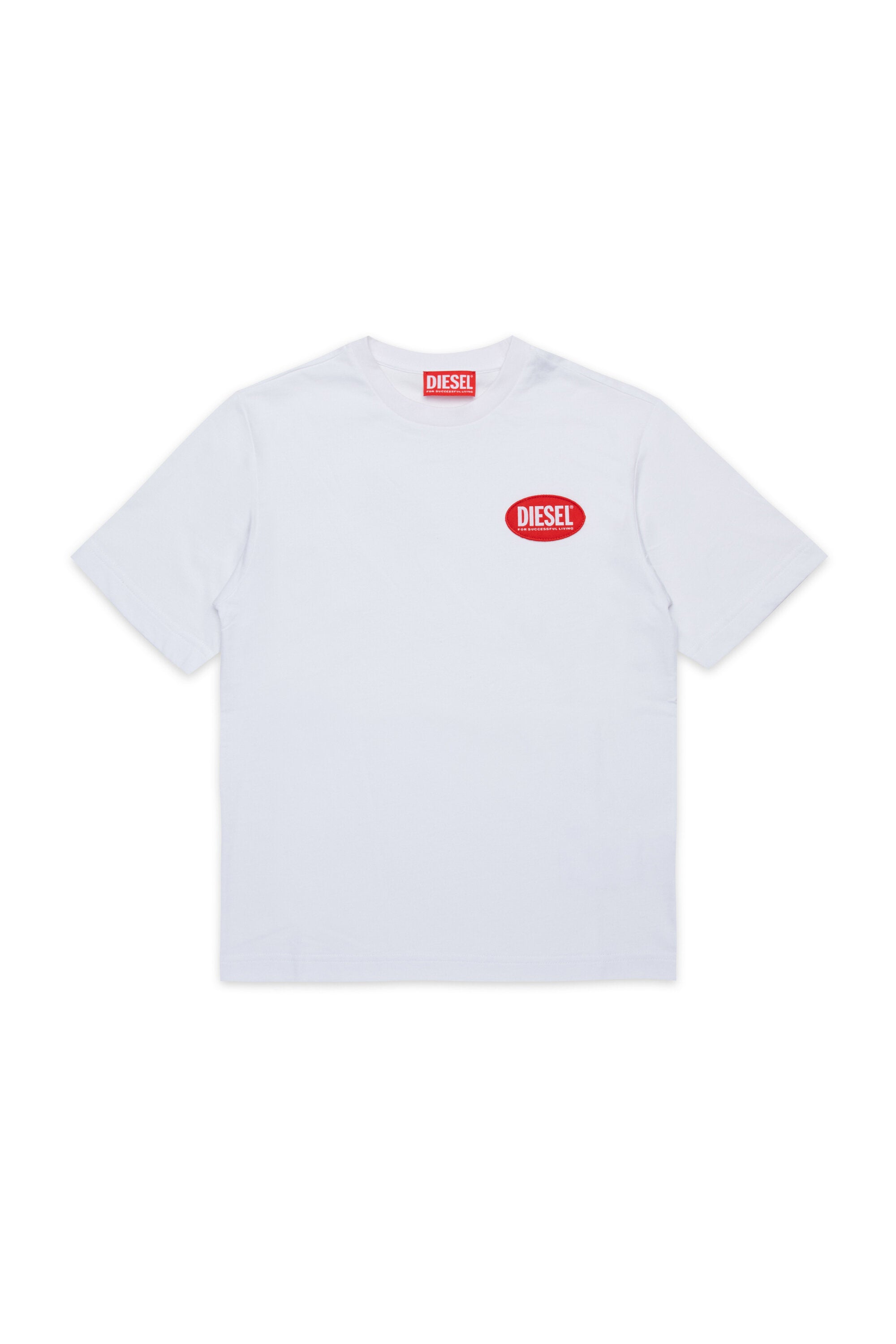 Camiseta de punto con Diesel Oval Label