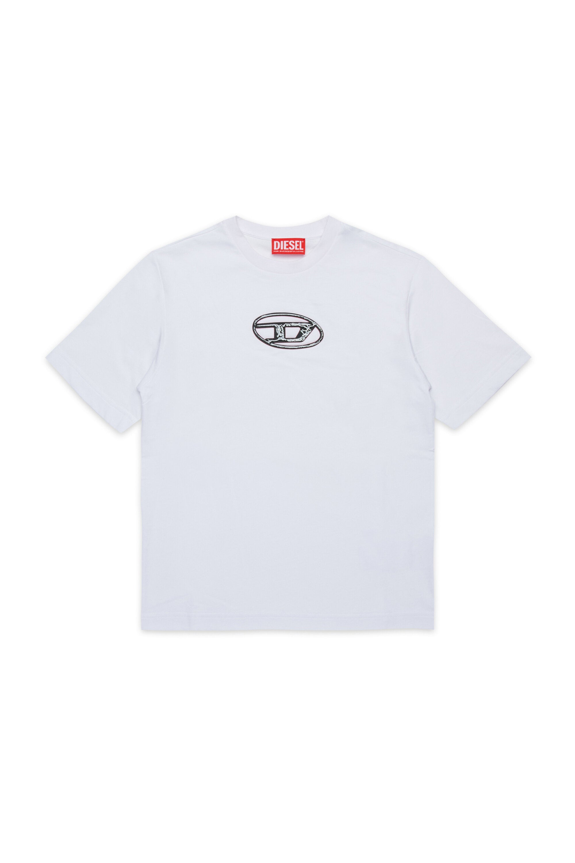 Multi-layered Oval D branded jersey T-shirt