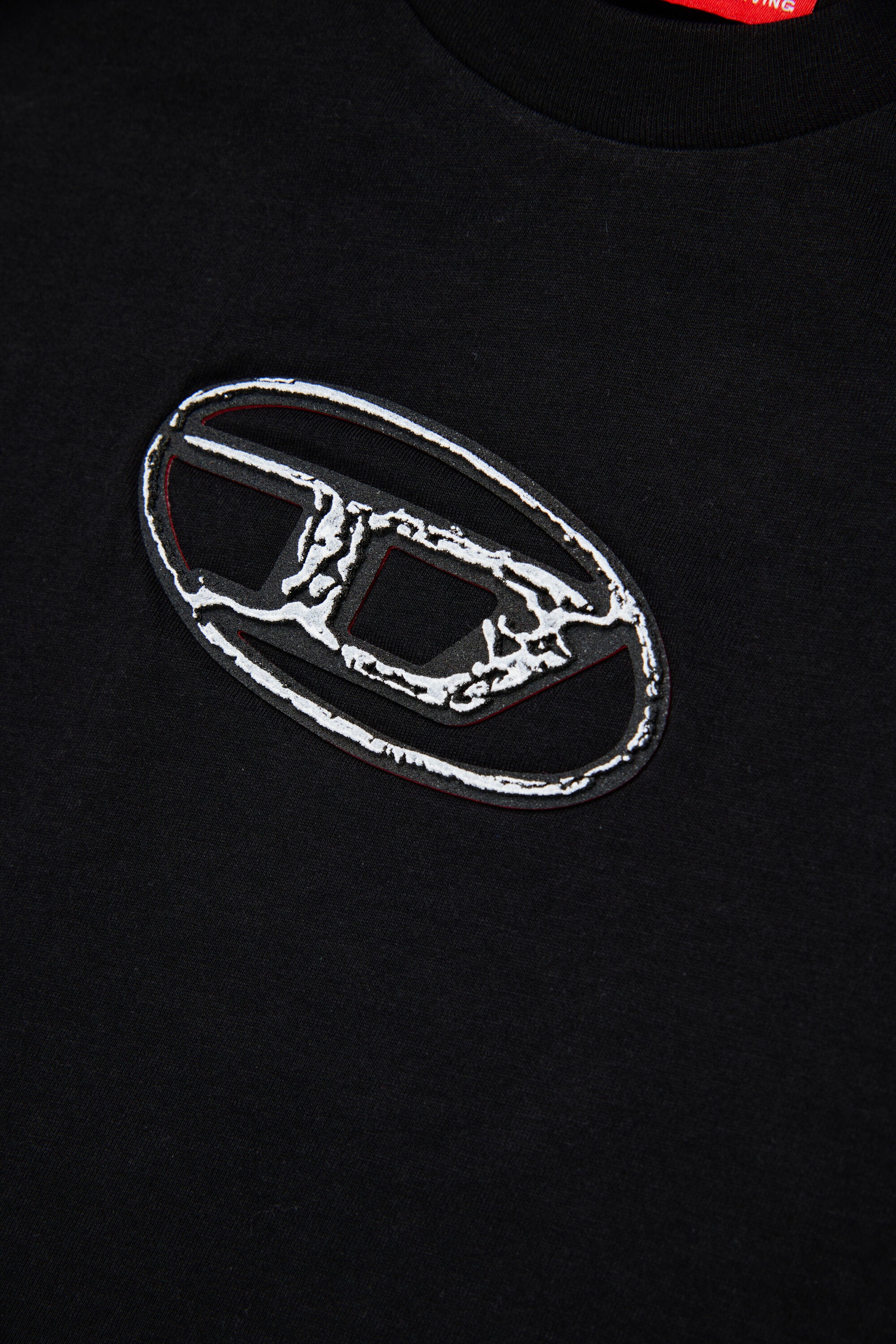 Camiseta de jersey con logotipo Oval D de varias capas