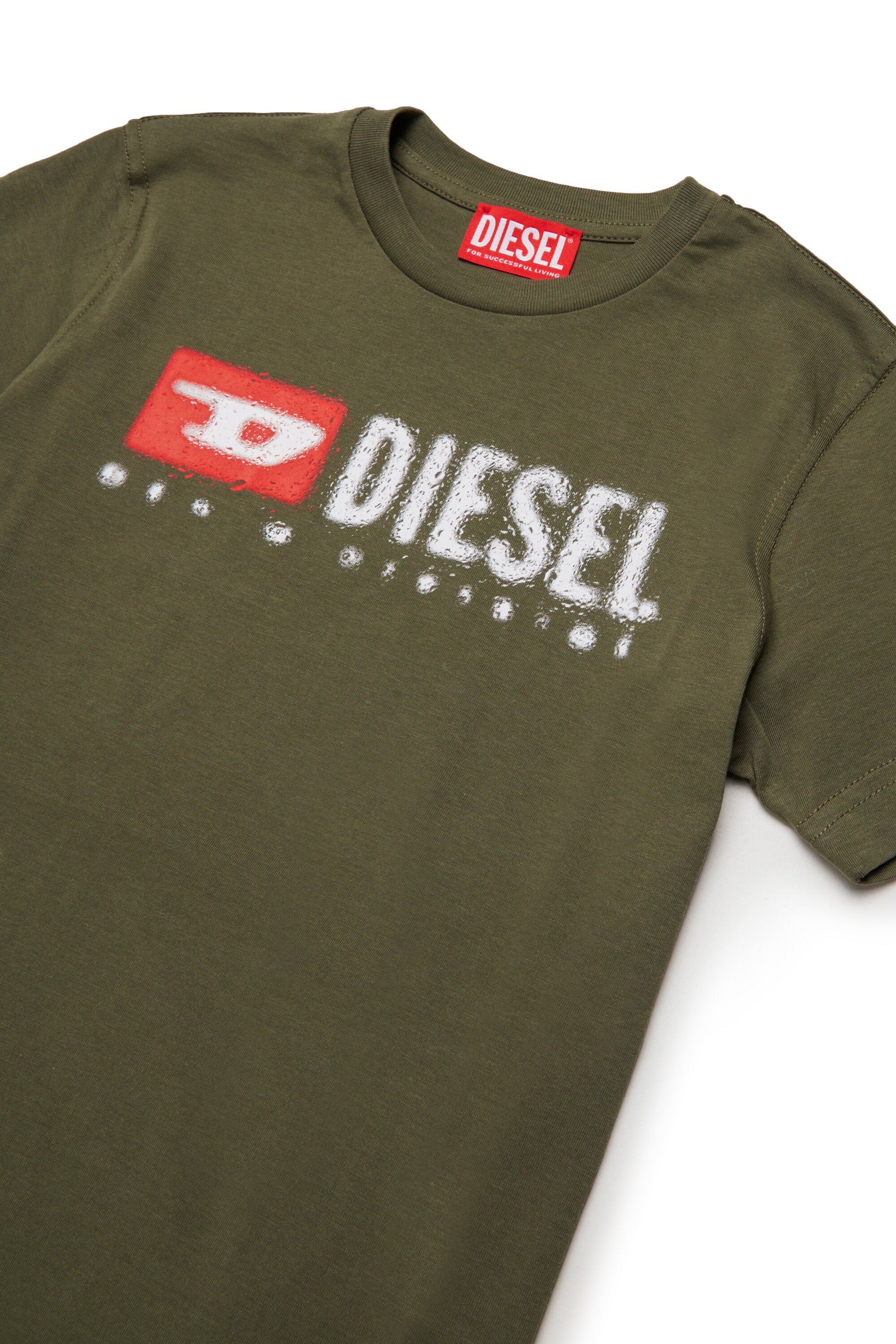Camiseta de jersey con logotipo Diesel Denim Division