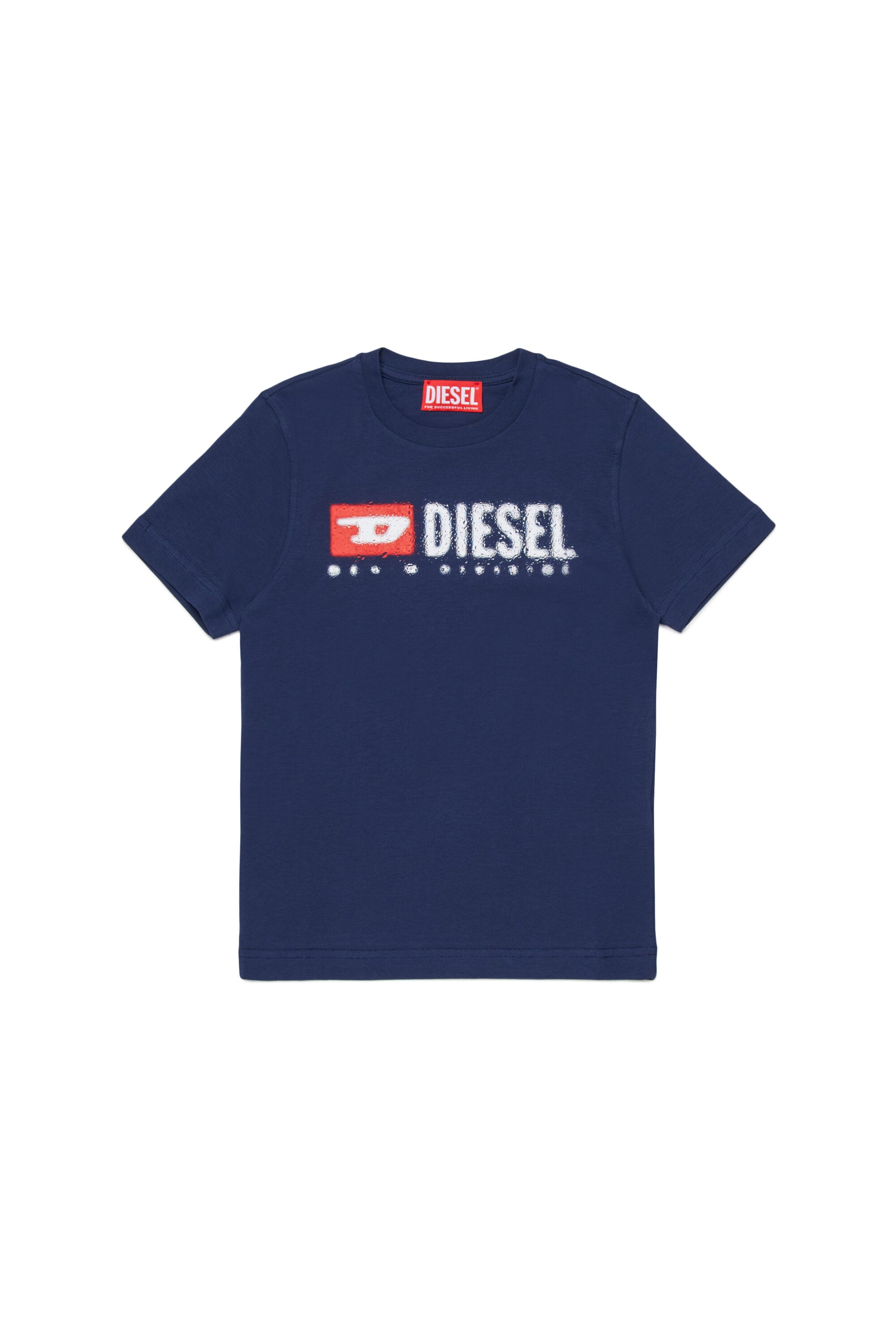 Camiseta de jersey con logotipo Diesel Denim Division