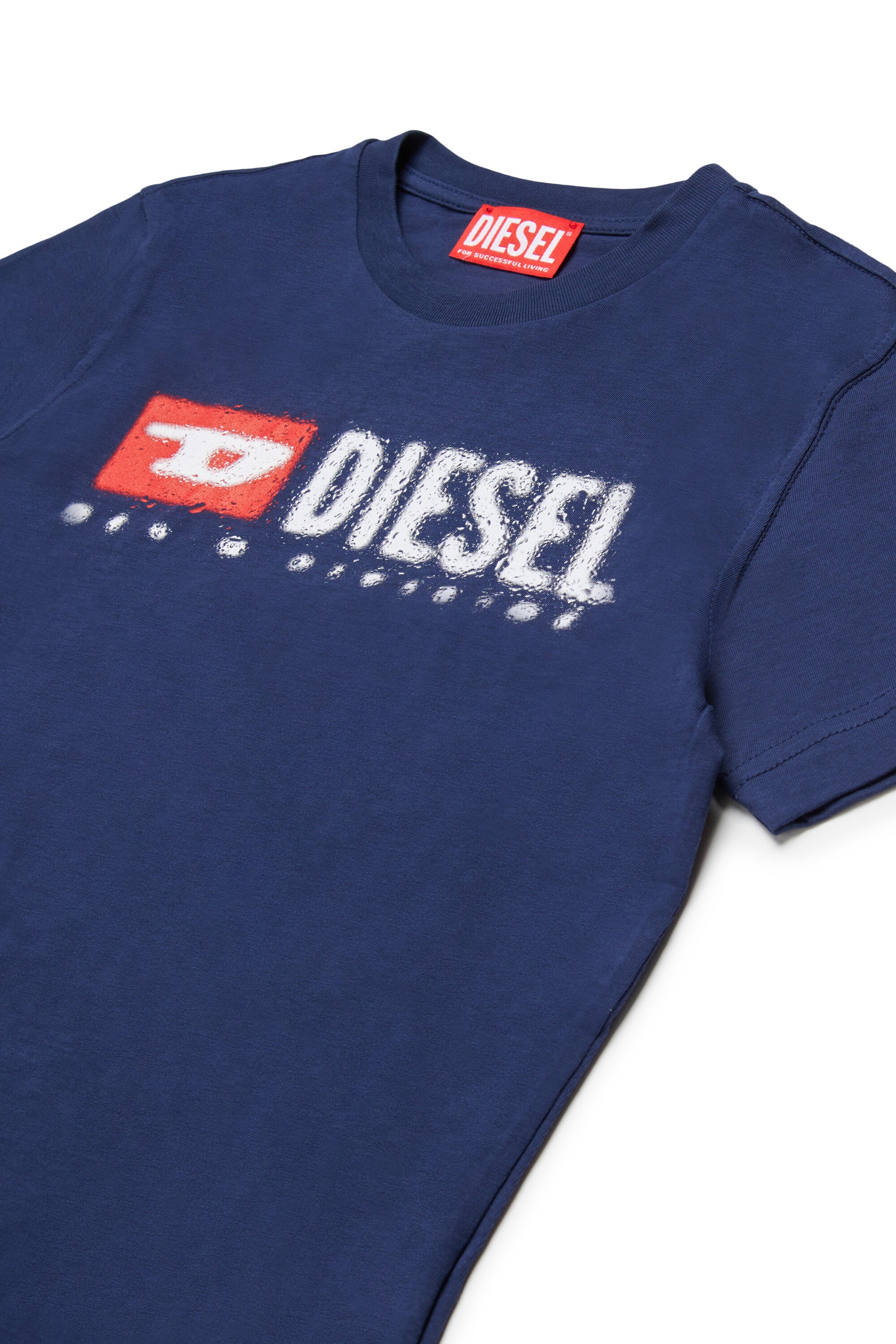 Camiseta de jersey con logotipo Diesel Denim Division