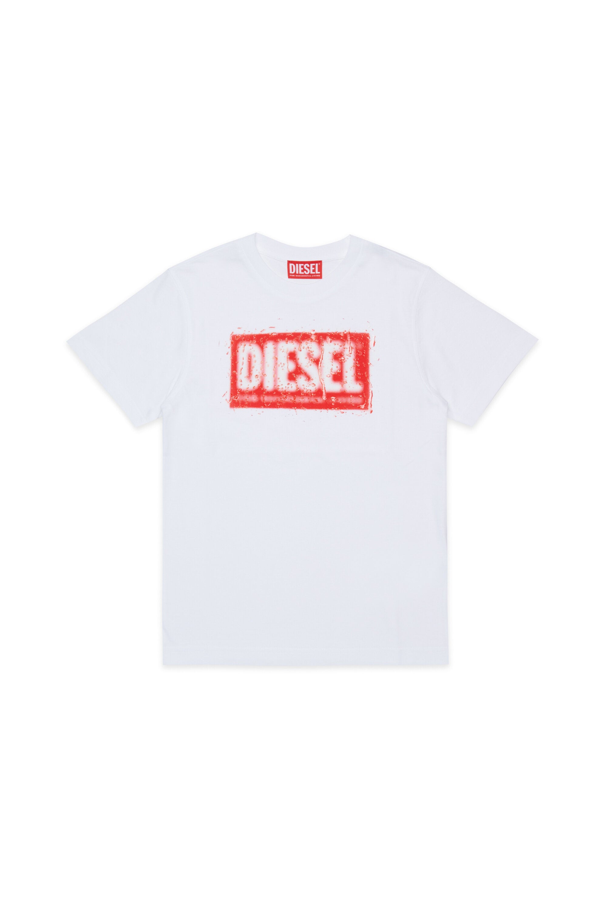 Camiseta de jersey con logotipo Diesel Denim Division