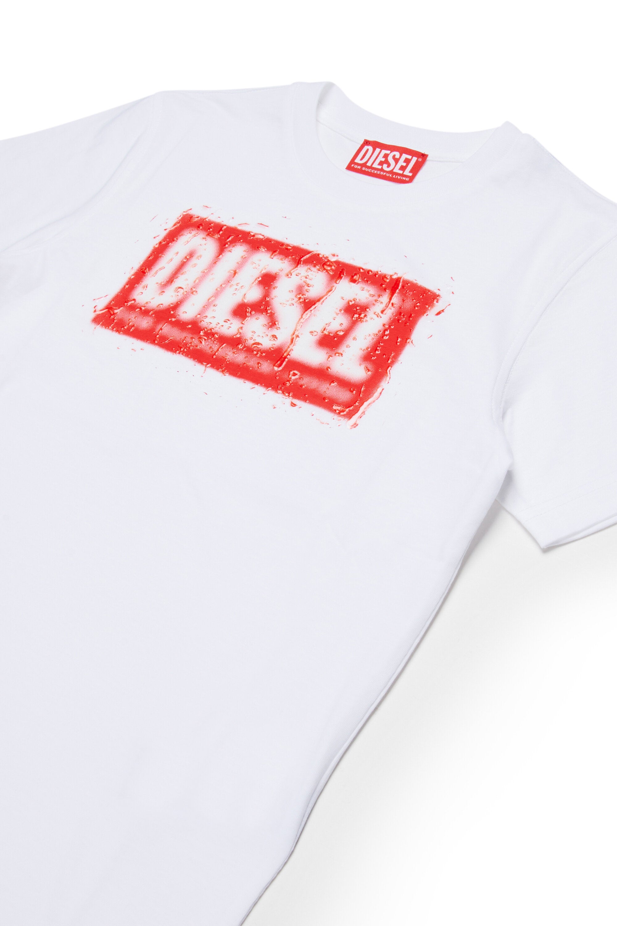 Camiseta de jersey con logotipo Diesel Denim Division