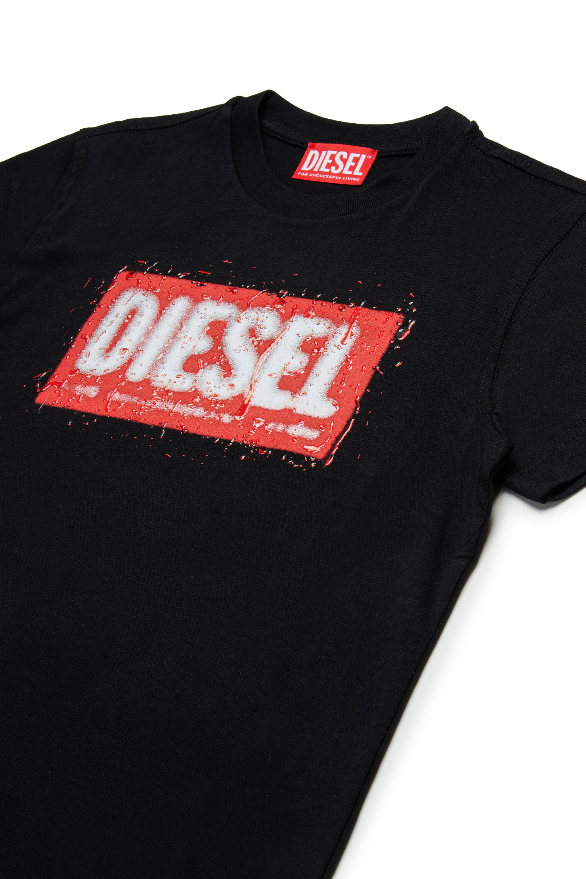 Camiseta de jersey con logotipo Diesel Denim Division