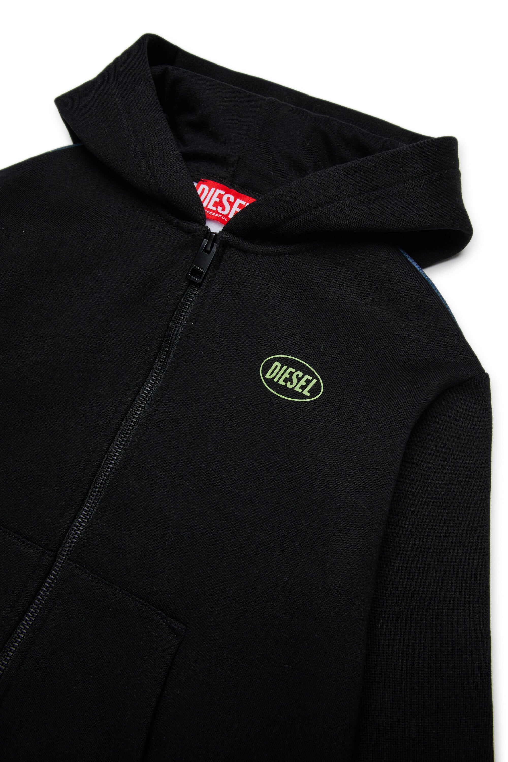 Sudadera con cremallera y gráficos del Lobo pixelados