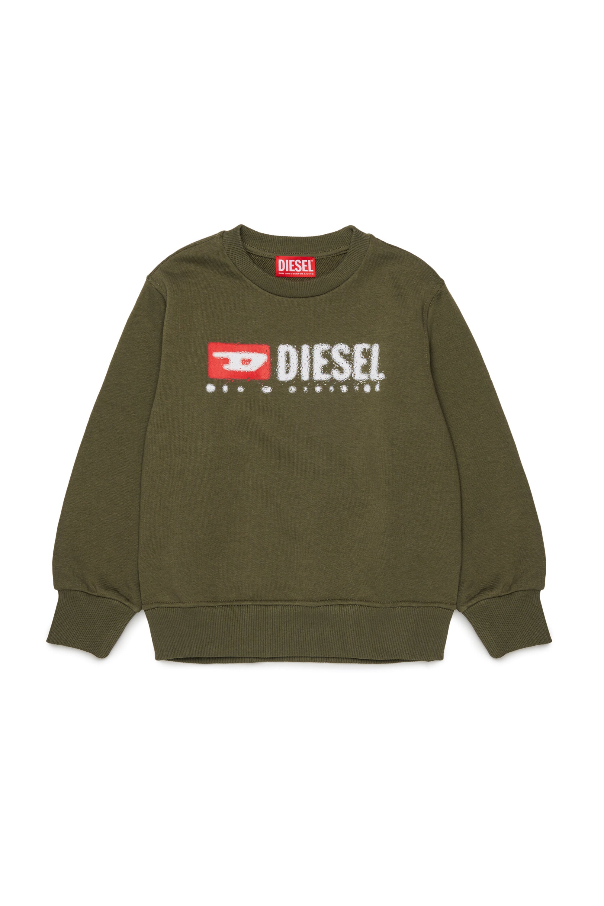 Sudadera de cuello redondo con logotipo Diesel Denim Division