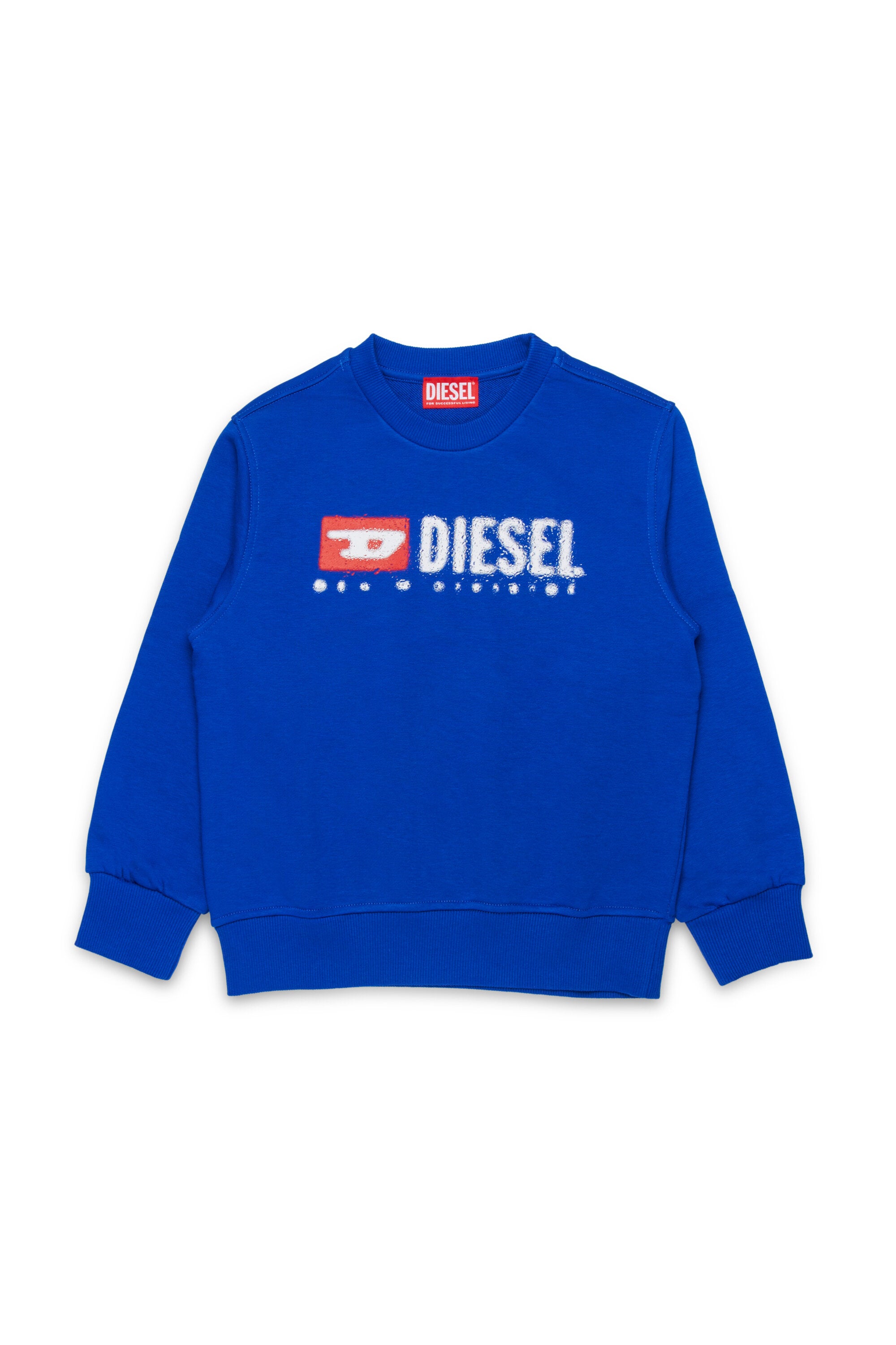 Sudadera de cuello redondo con logotipo Diesel Denim Division