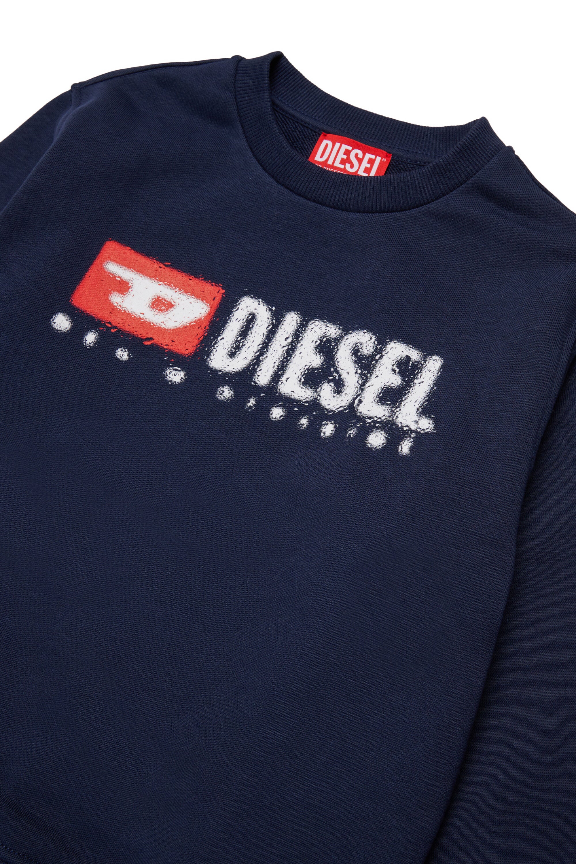 Sudadera de cuello redondo con logotipo Diesel Denim Division