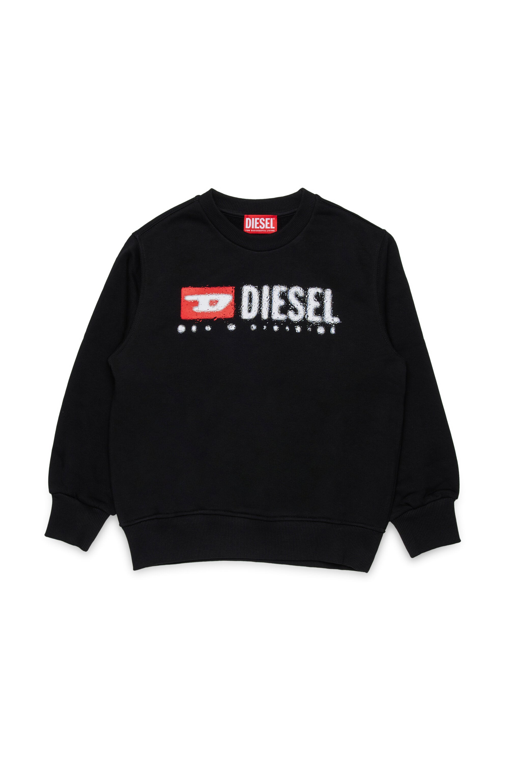 Sudadera de cuello redondo con logotipo Diesel Denim Division