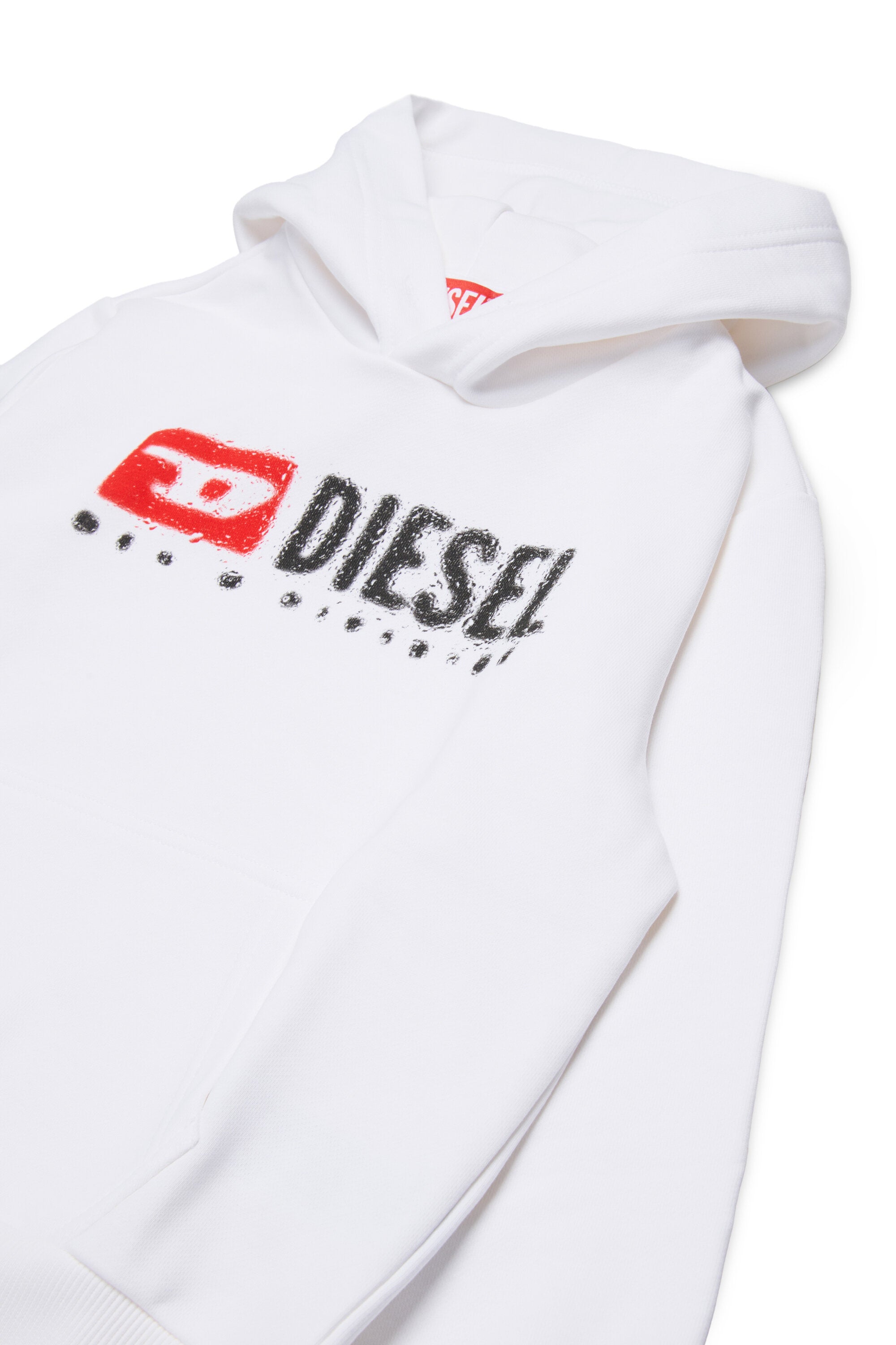Sudadera con capucha y logotipo Diesel Denim Division
