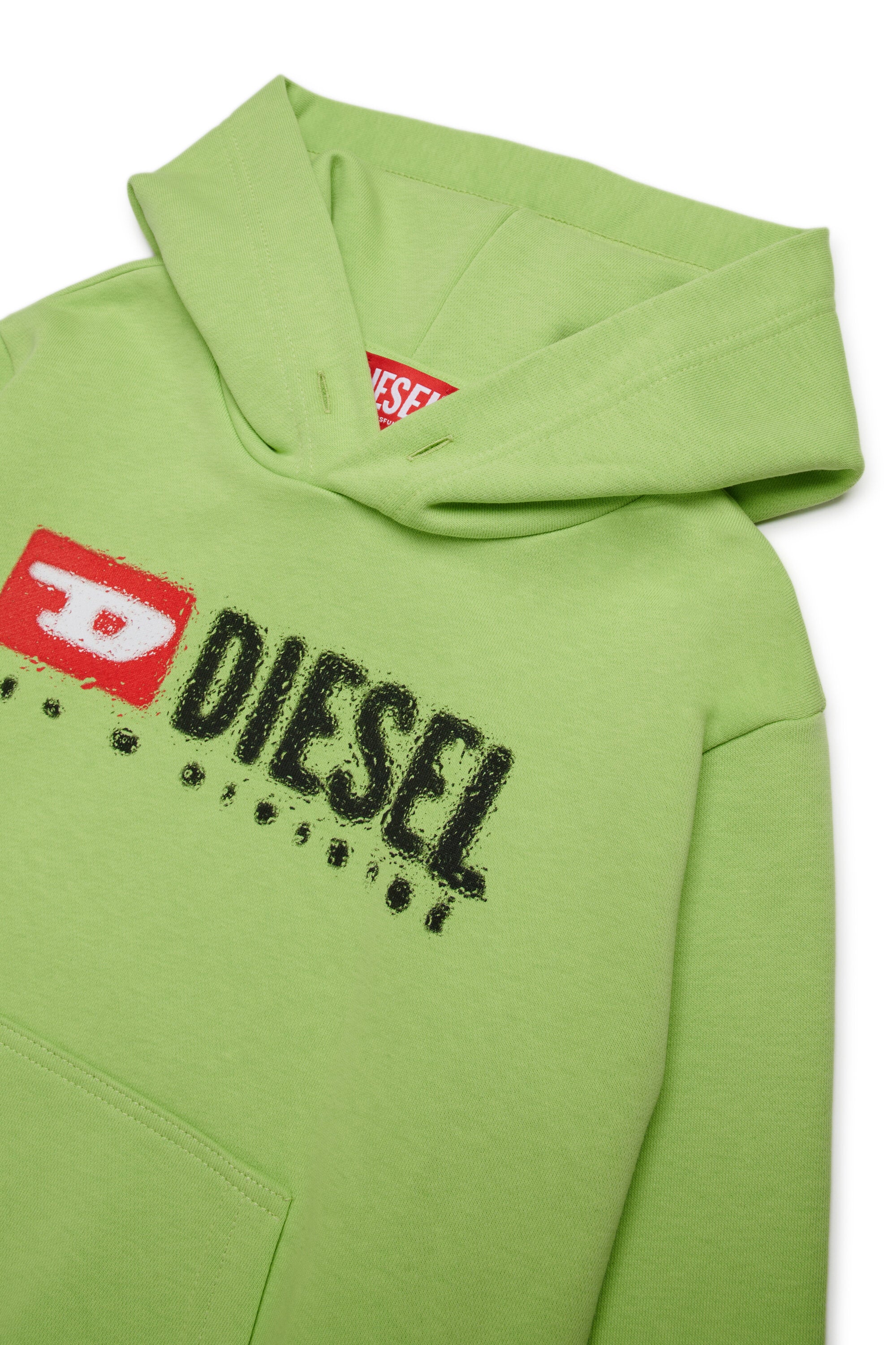 Sudadera con capucha y logotipo Diesel Denim Division