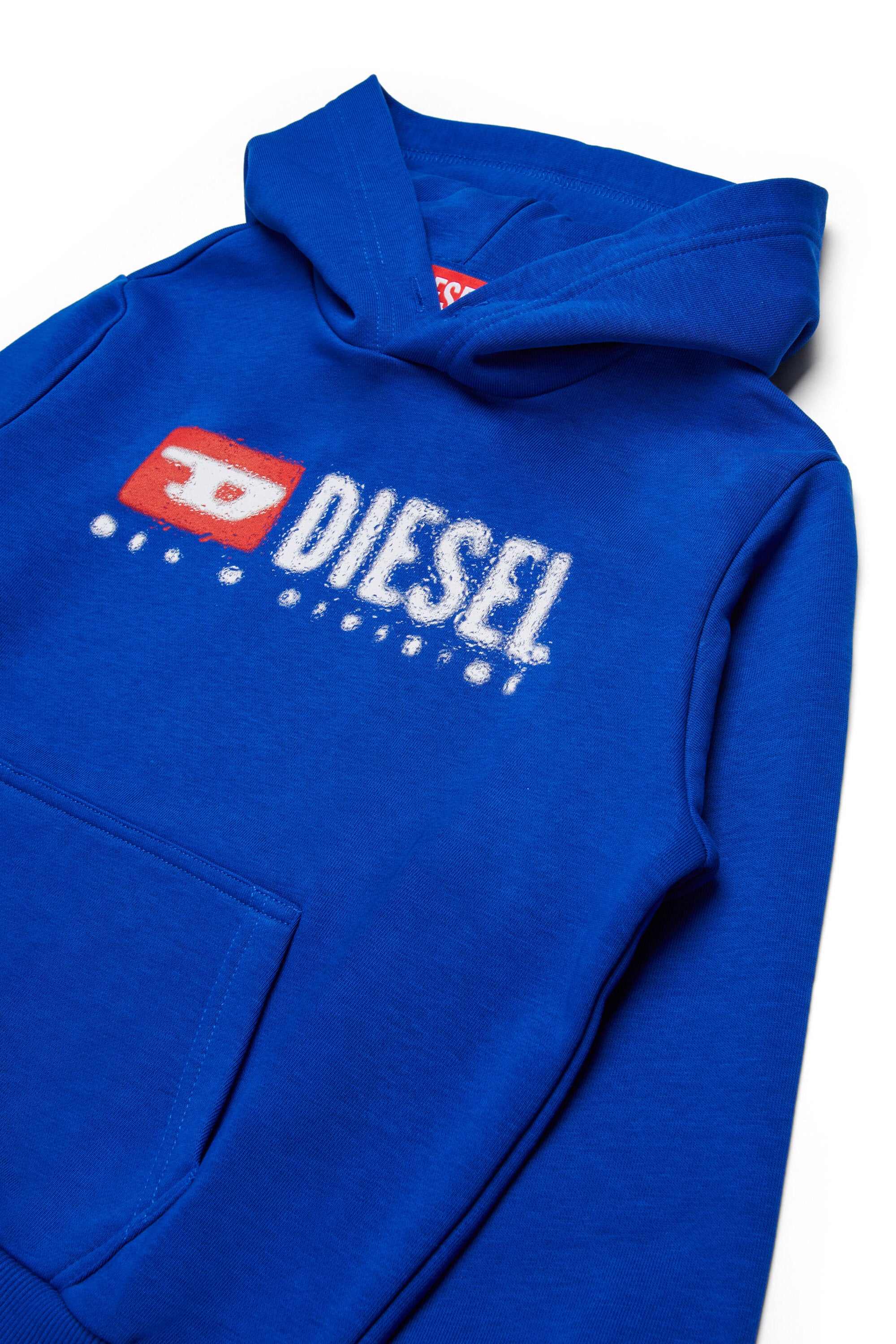 Sudadera con capucha y logotipo Diesel Denim Division