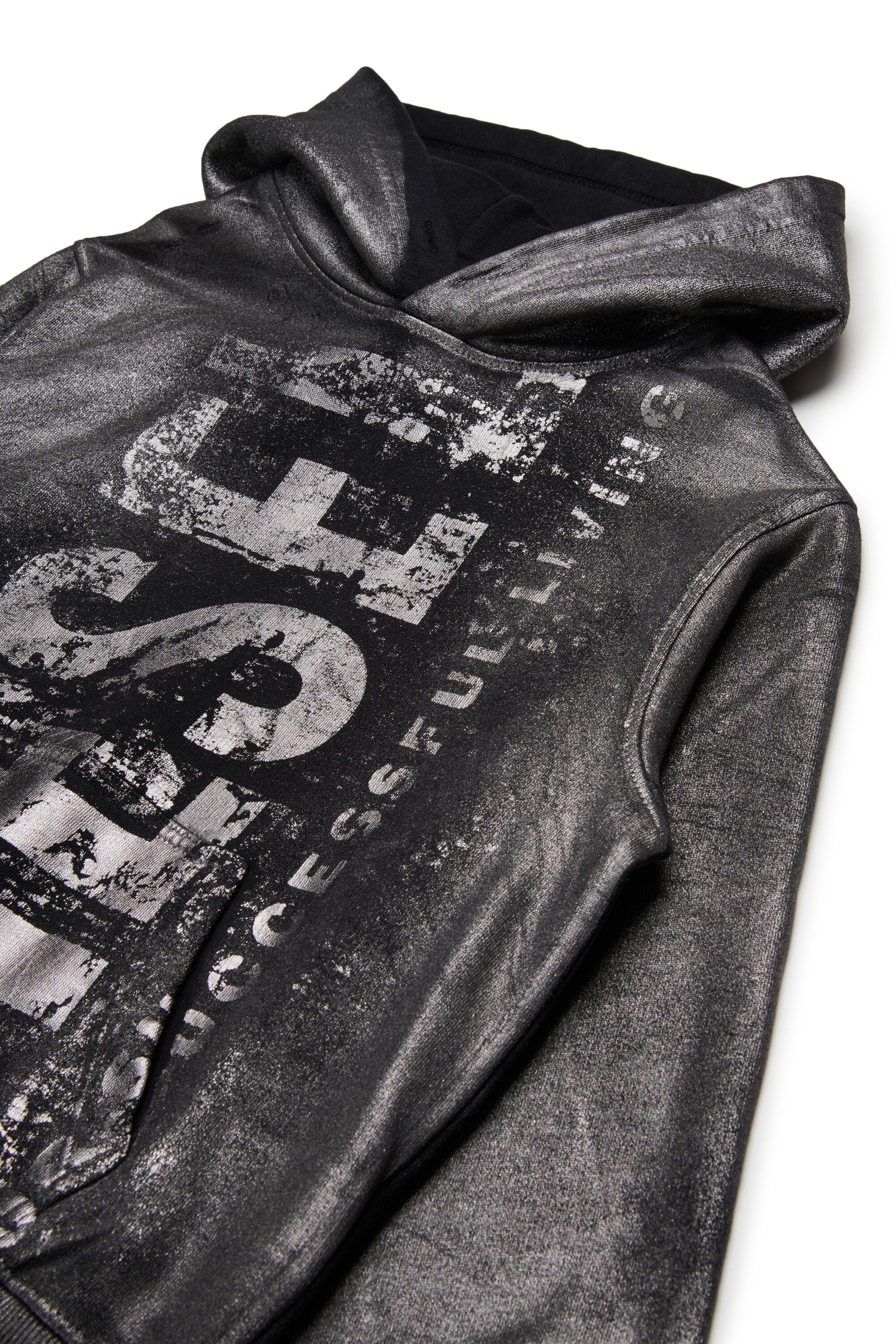 Sudadera con capucha y logotipo maxi