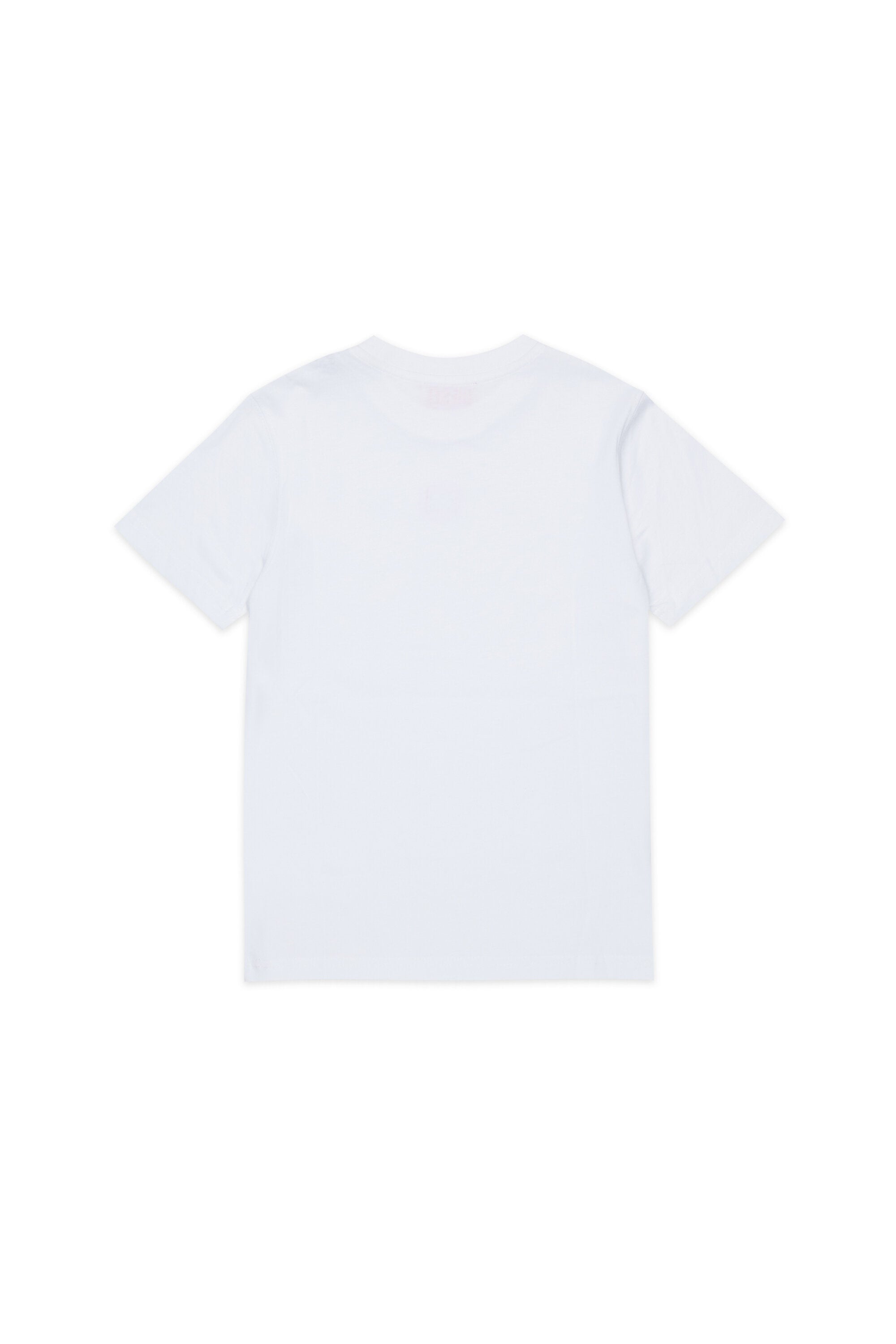 Camiseta de jersey con parche D rojo