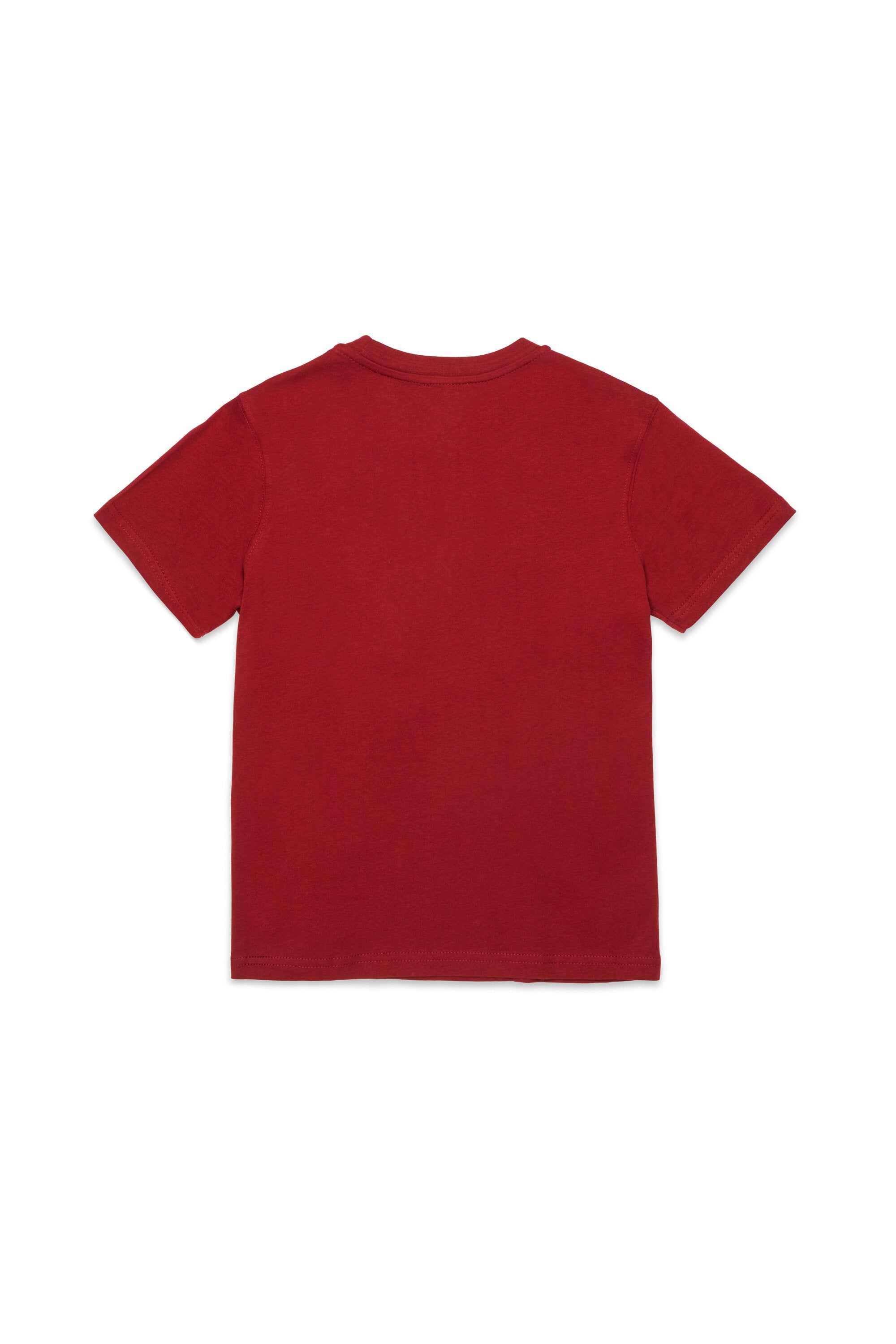 Camiseta de jersey con parche D rojo