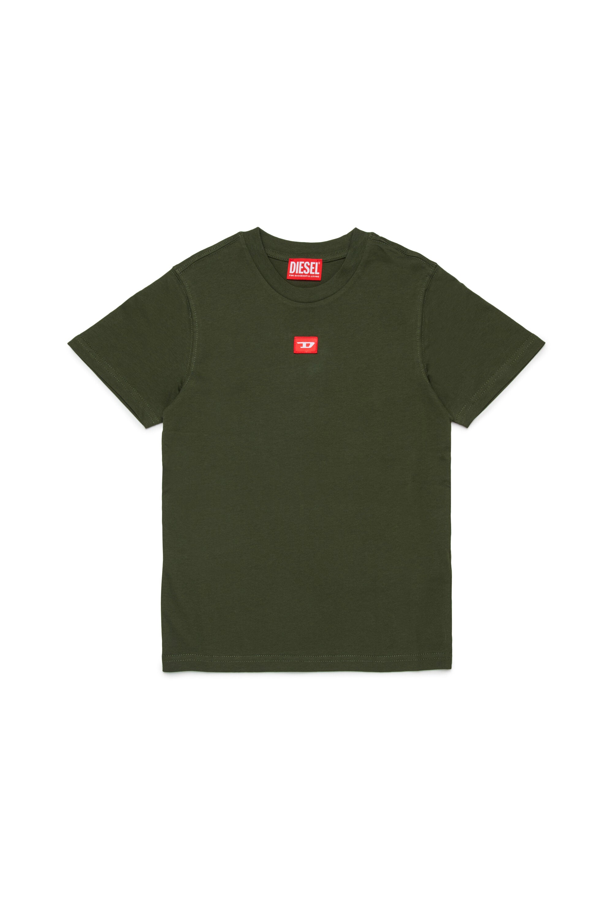 Jersey T-shirt with red D patch