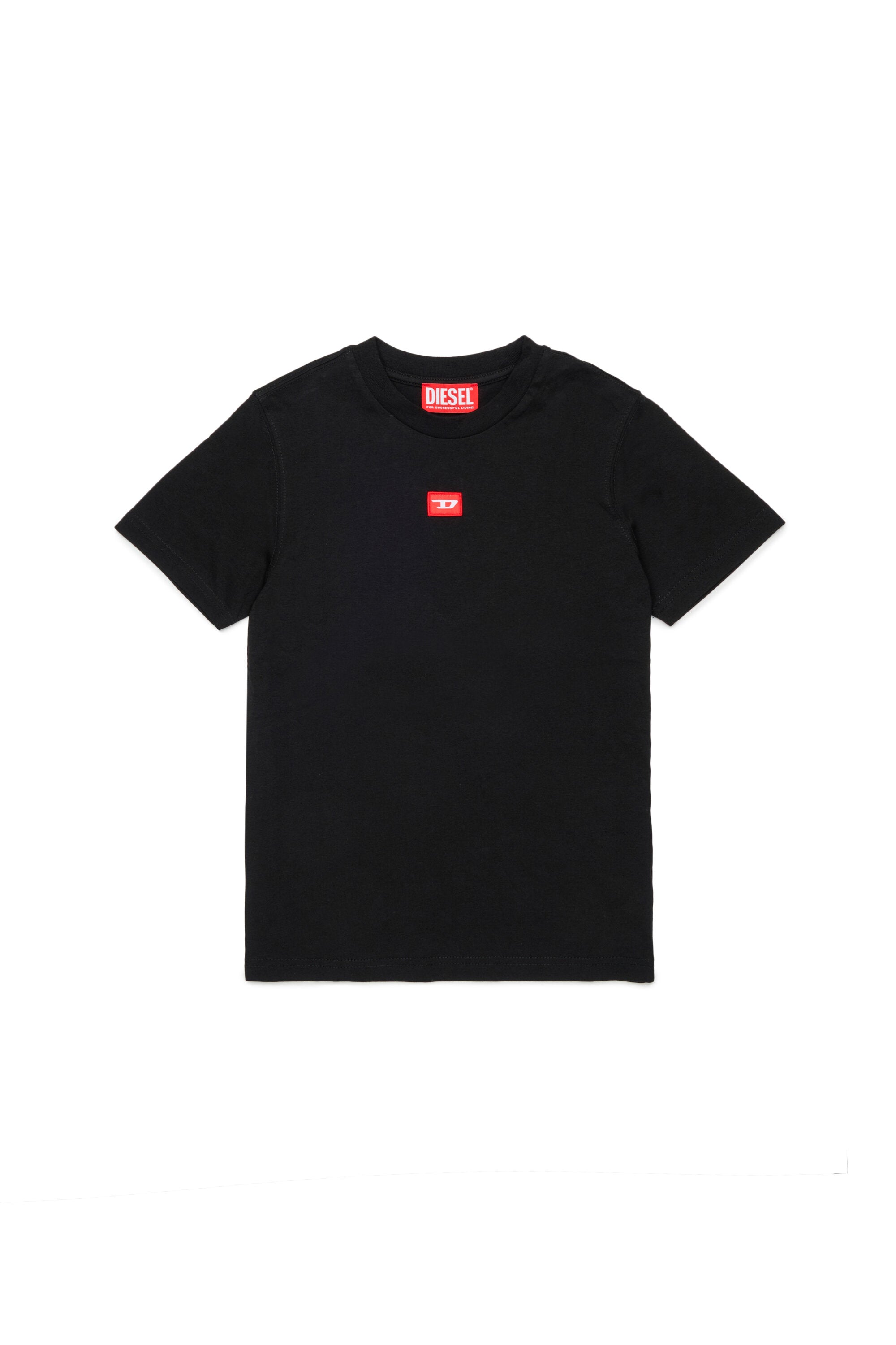 Jersey T-shirt with red D patch