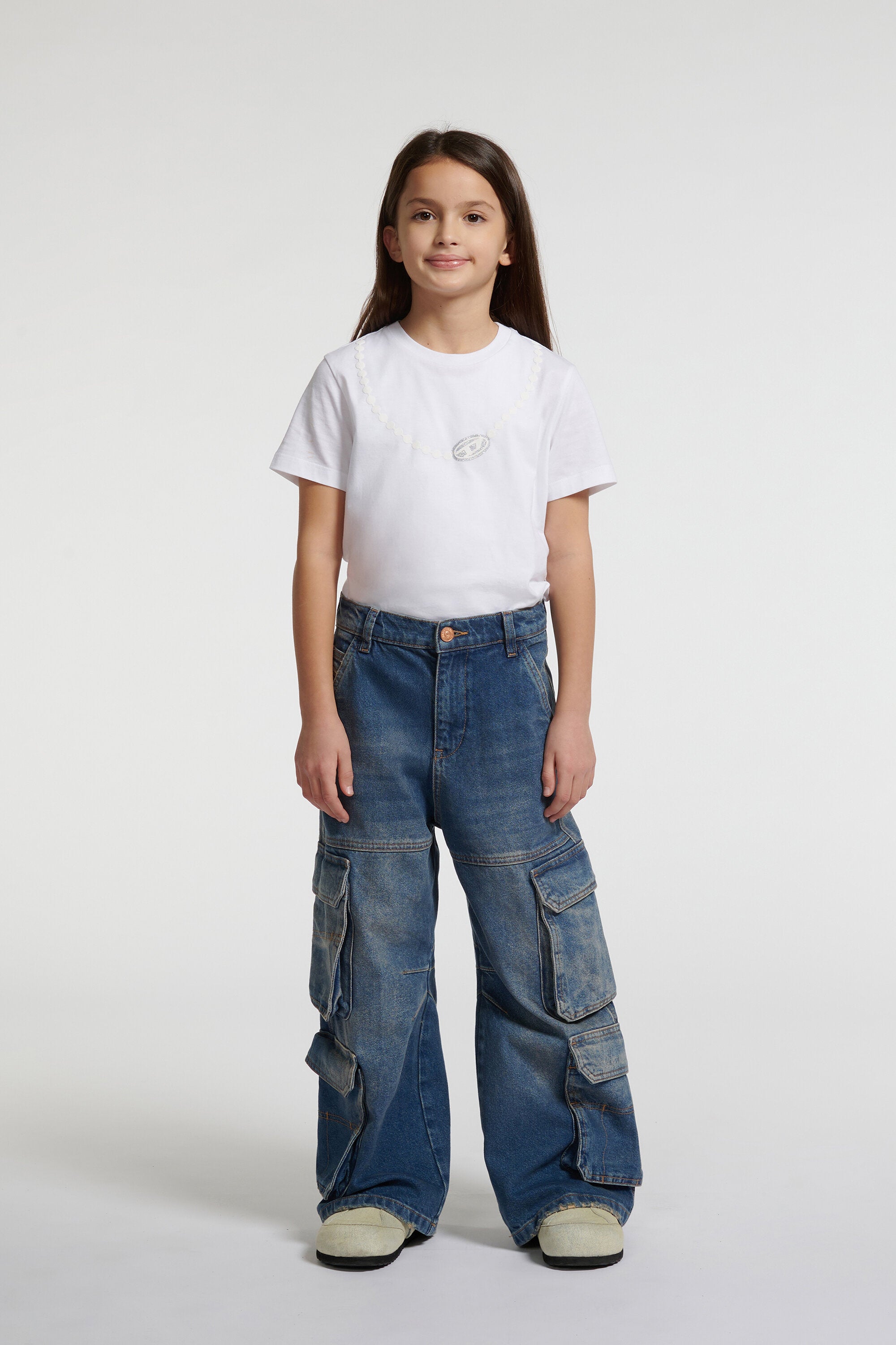 Jeans corte relajado cargo - D-Argjx Cargo